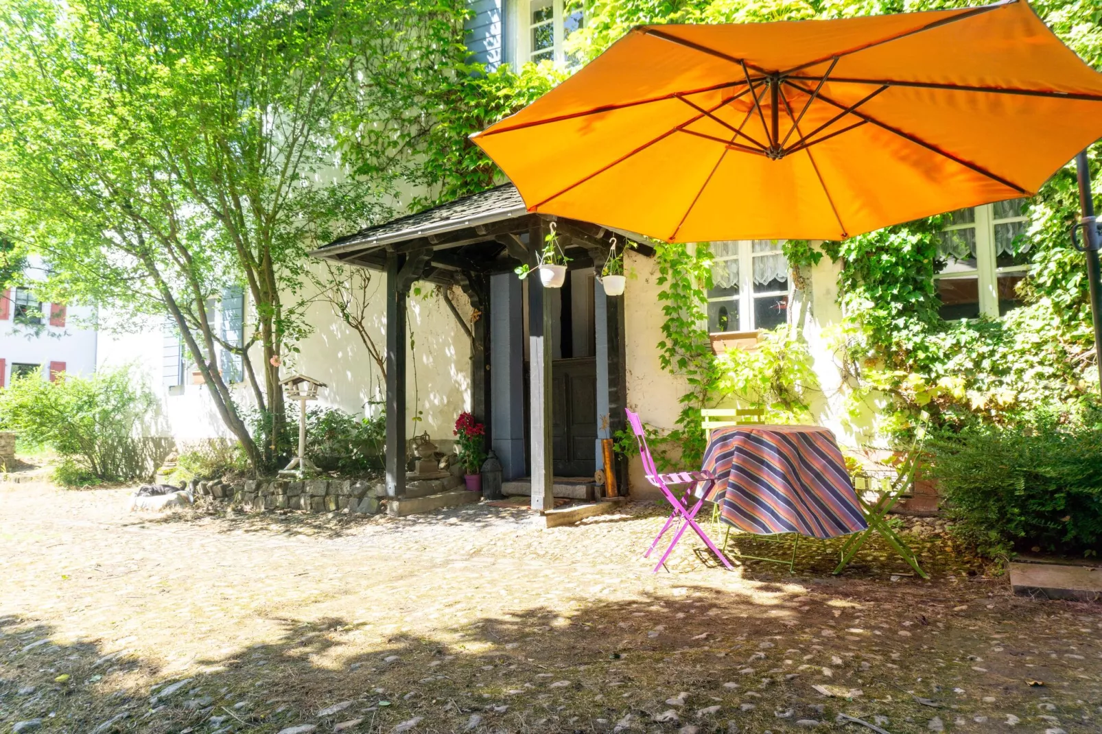 Ferienwohnung Erdenreich im Pyrmonter Zehnthof-Terrace balcony
