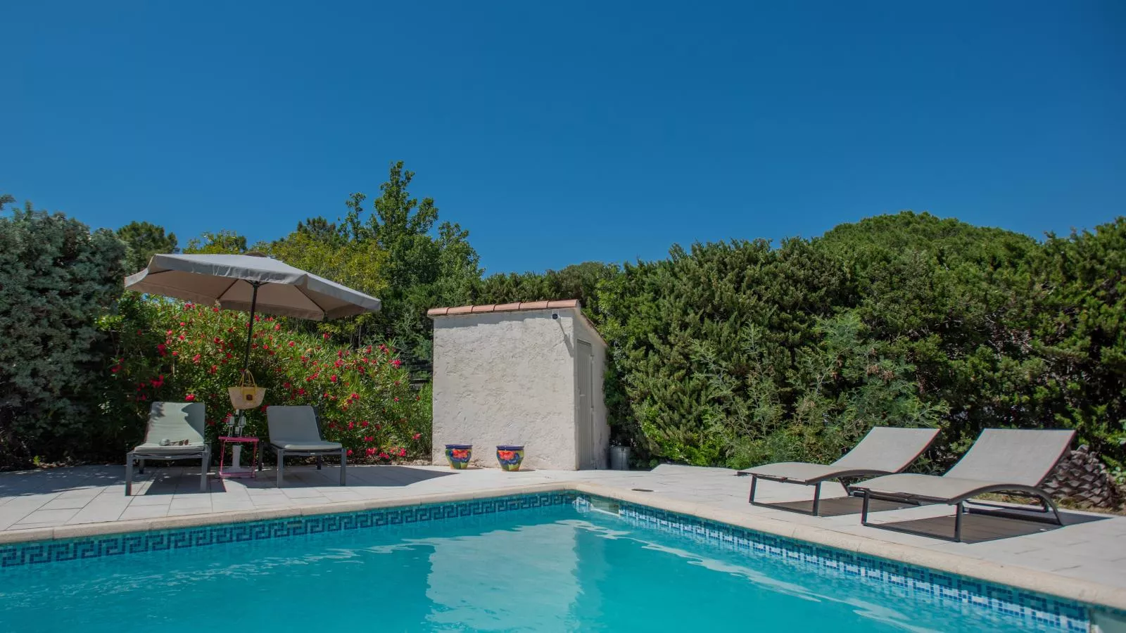 Pin Parasol-Piscine