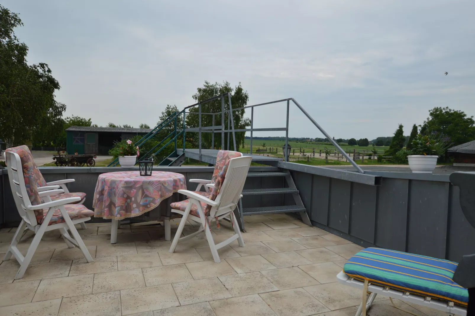 Ferienwohnung am Bauernhof-Terrace balcony