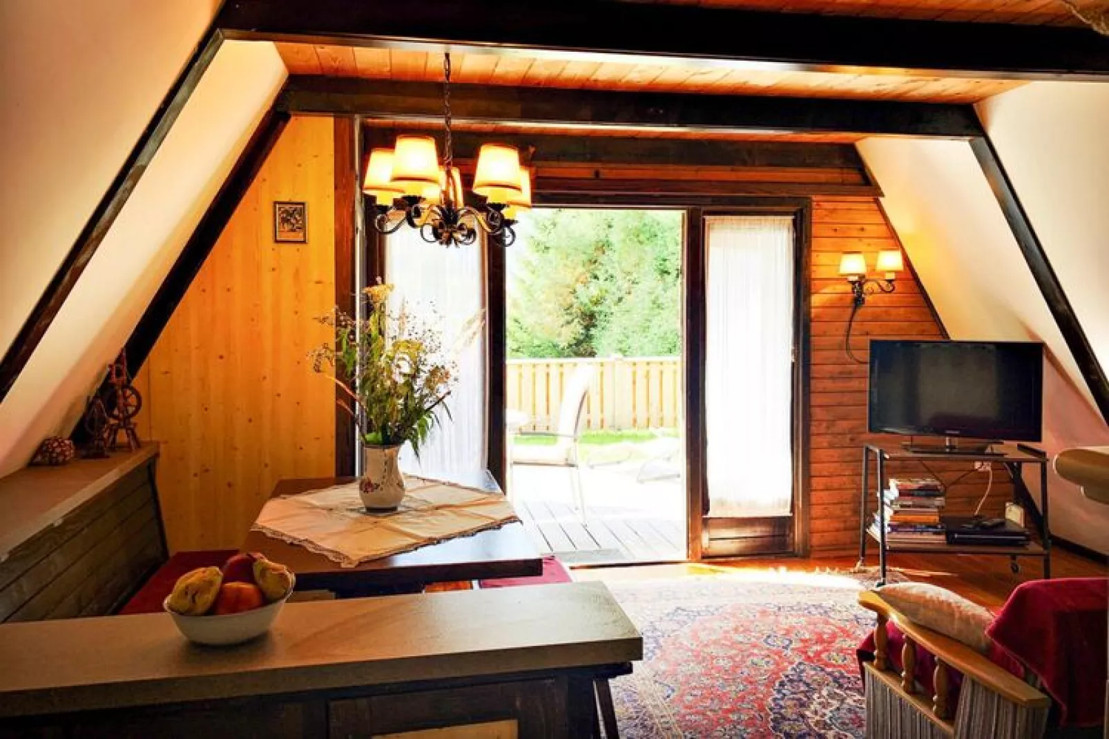 Ferienhütte Trabochersee-Wohnzimmer