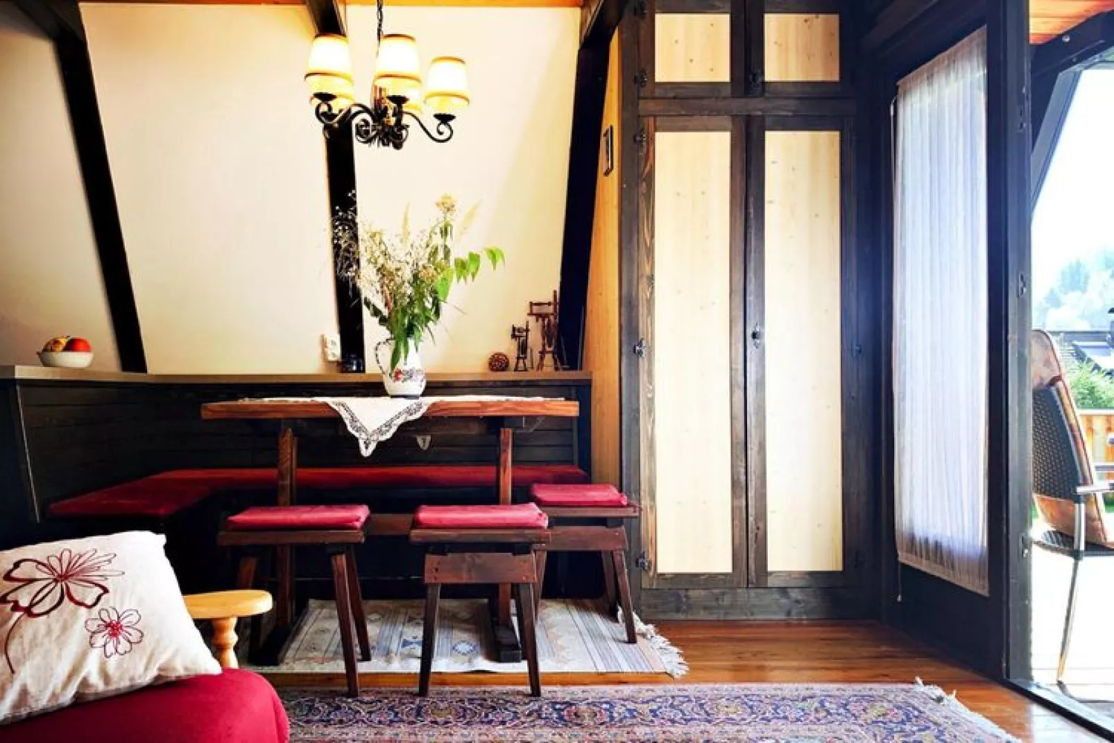 Ferienhütte Trabochersee-Wohnzimmer