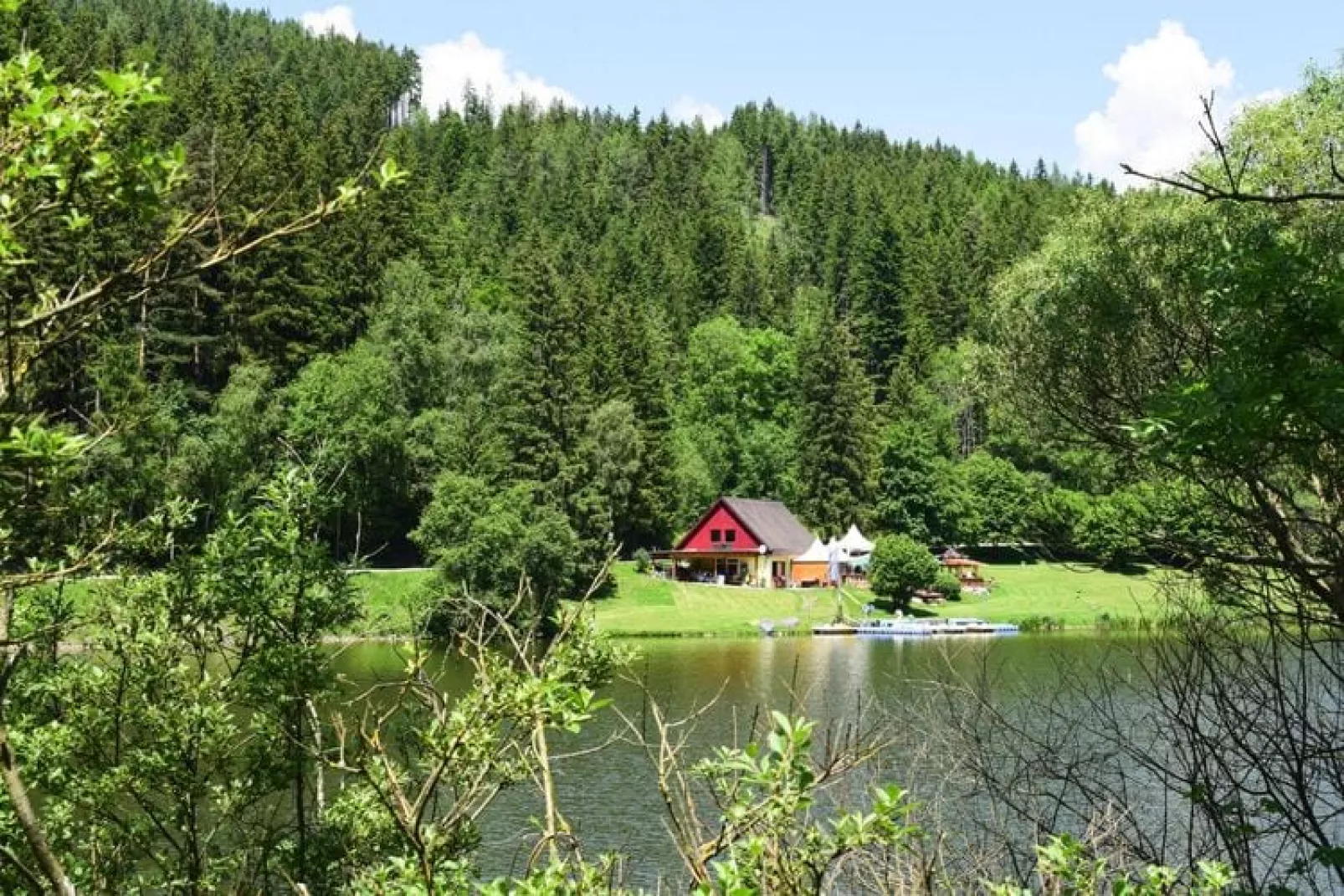 Ferienhütte Trabochersee-Gebiete Sommer 1 km