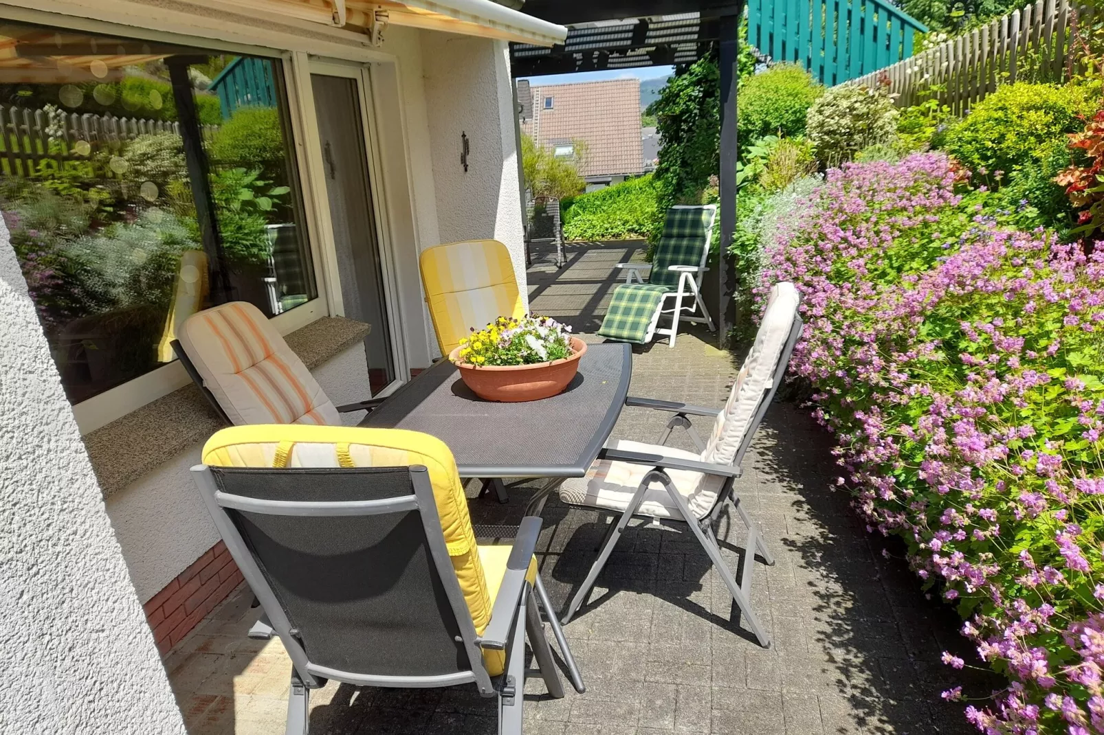 Ferienwohnung am Wald-Terrace balcony