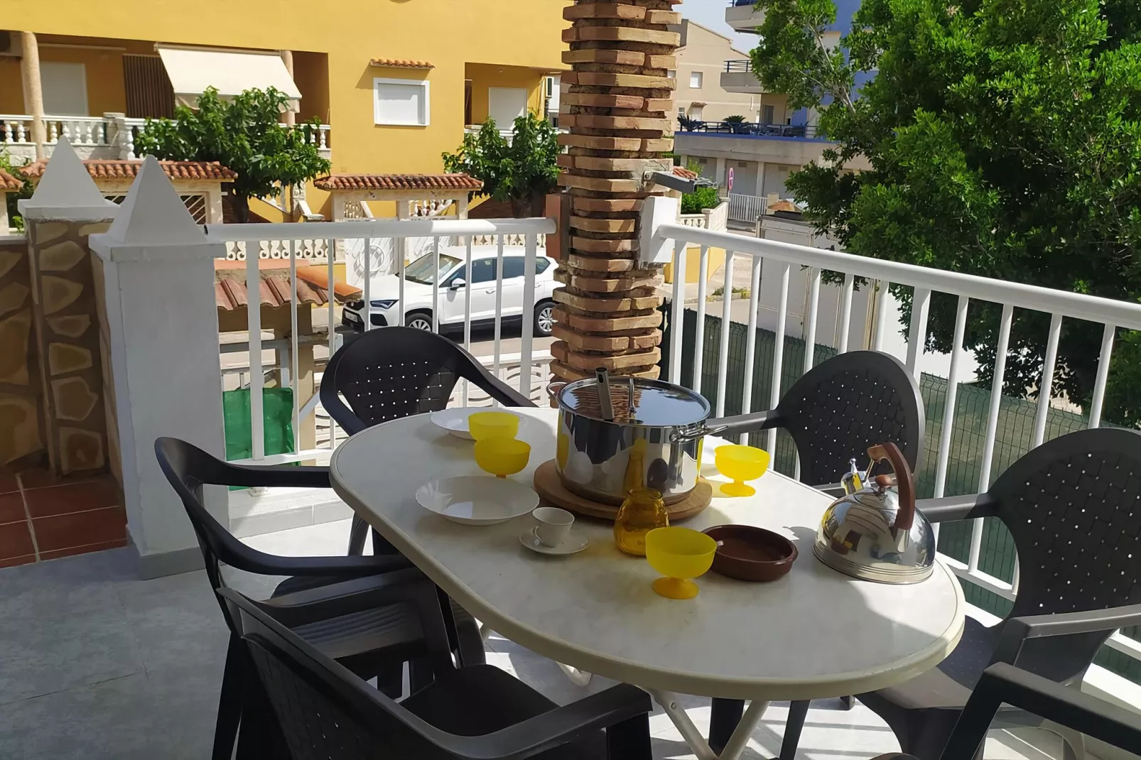 Ático OESTE Playa Oliva-Terrace balcony