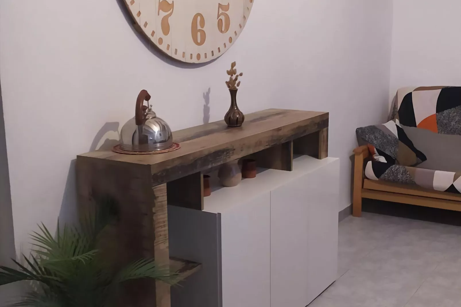 Ático OESTE Playa Oliva-Living room
