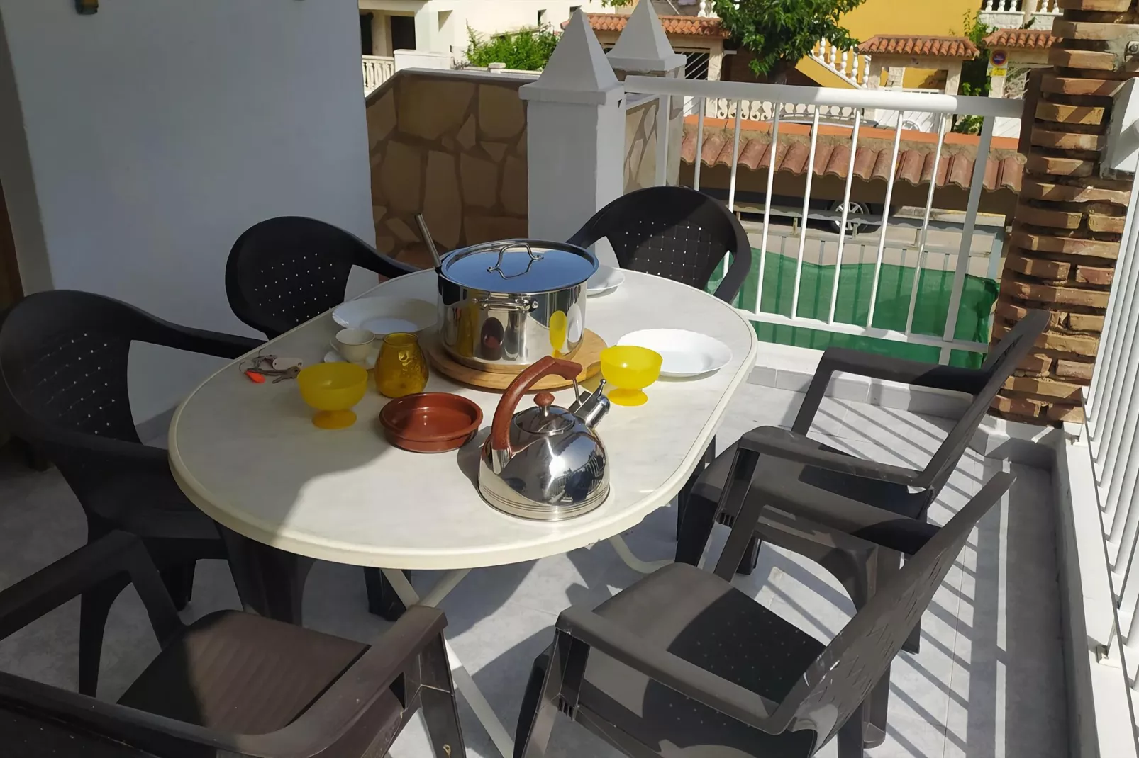 Ático OESTE Playa Oliva-Terrace balcony