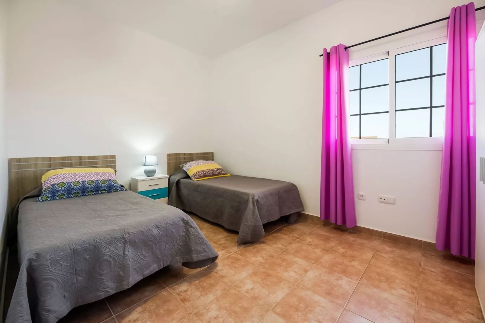 Chalet en Tuineje para 6 personas-Bedroom