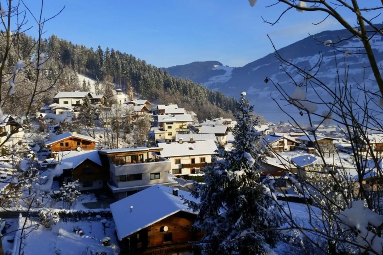 Haus Sonneneck-Gebiet Winter 1 km