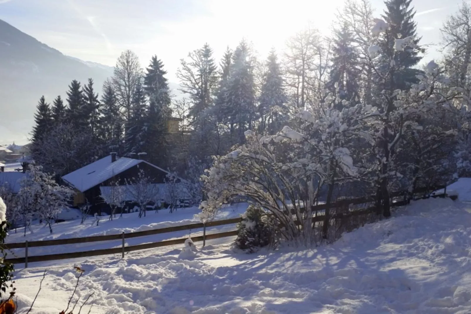 Haus Sonneneck-Gebiet Winter 1 km