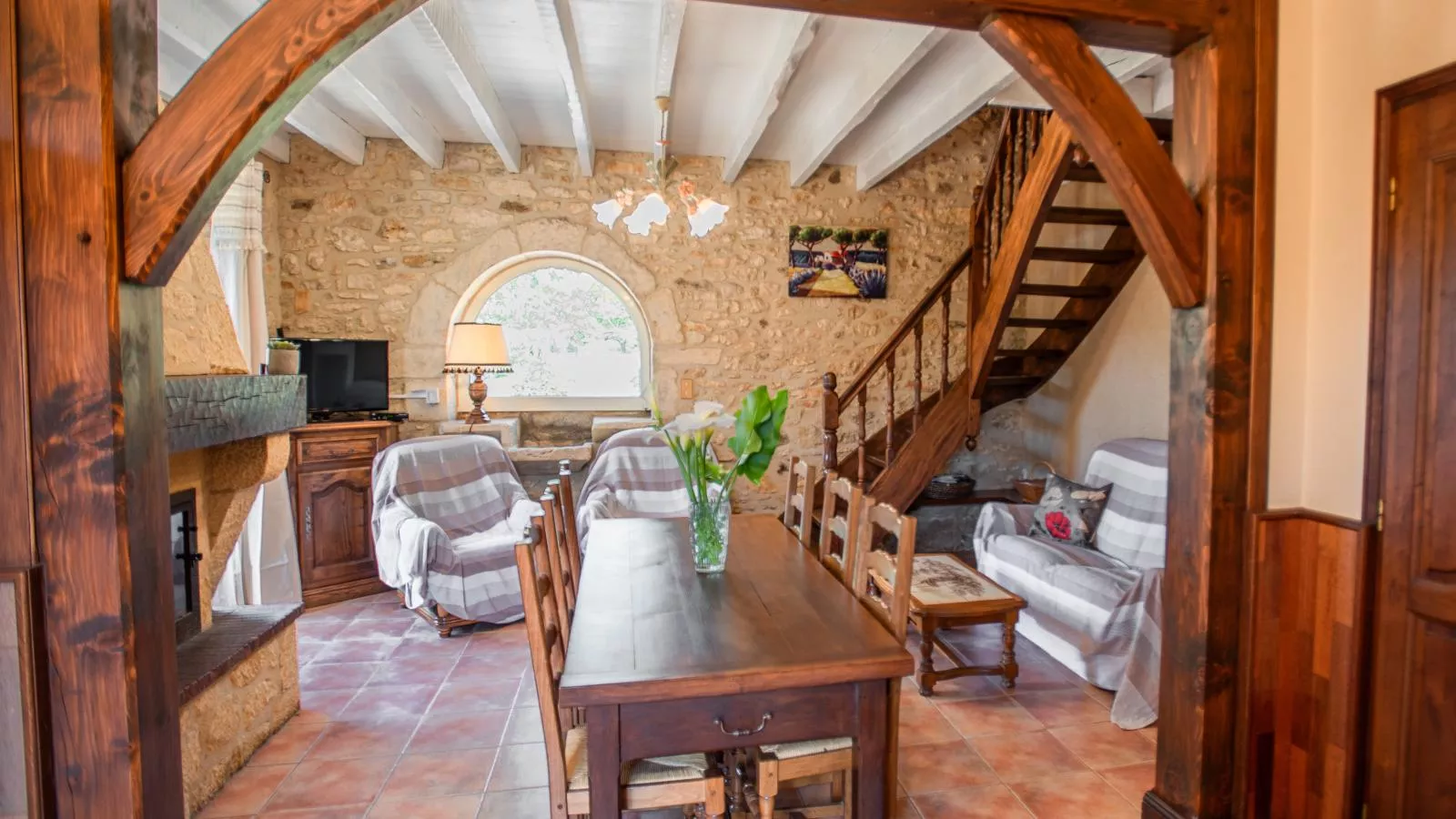 Gite Les Terrasses-Living room