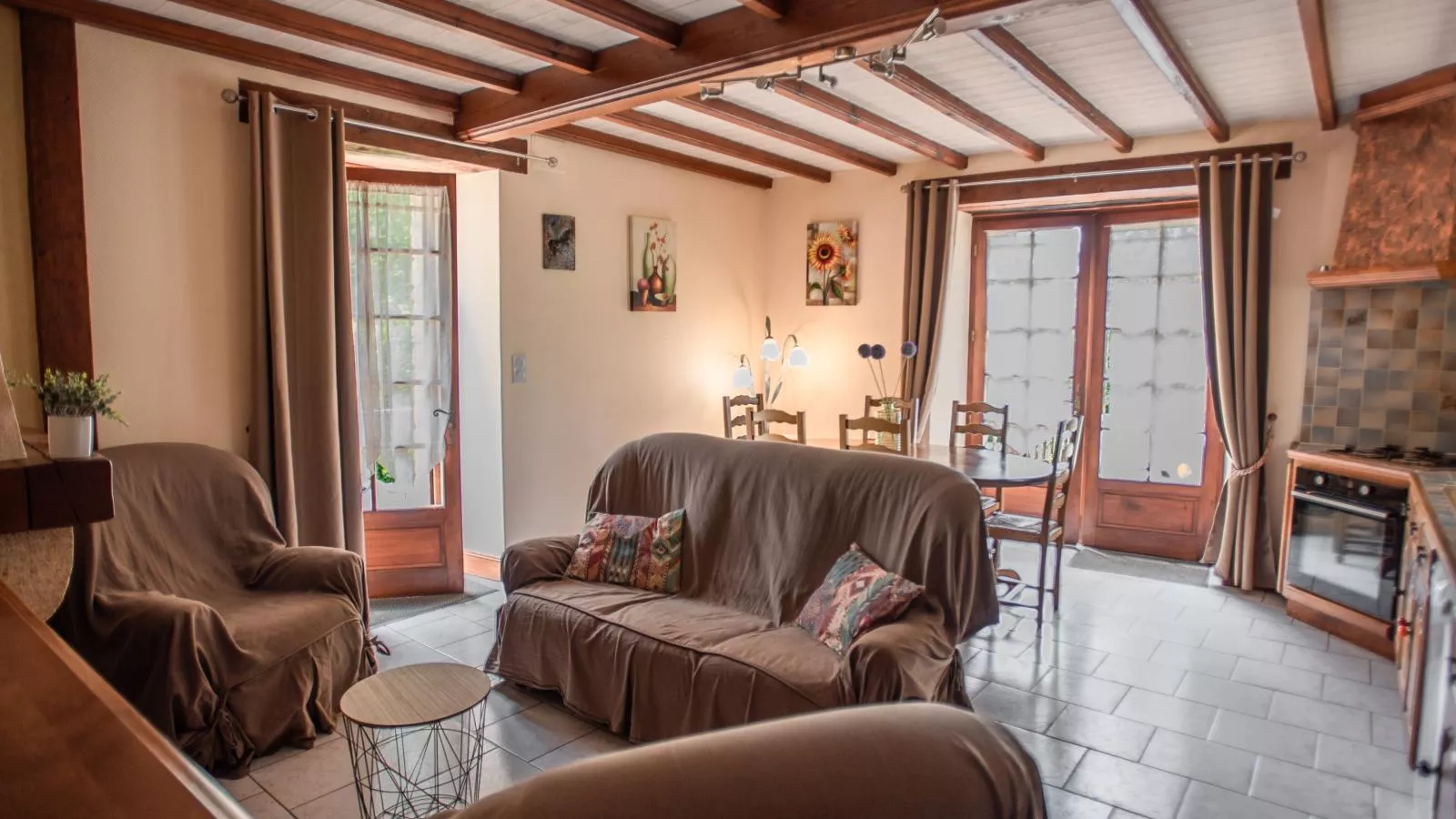 Gite Le Pasturale-Wohnzimmer