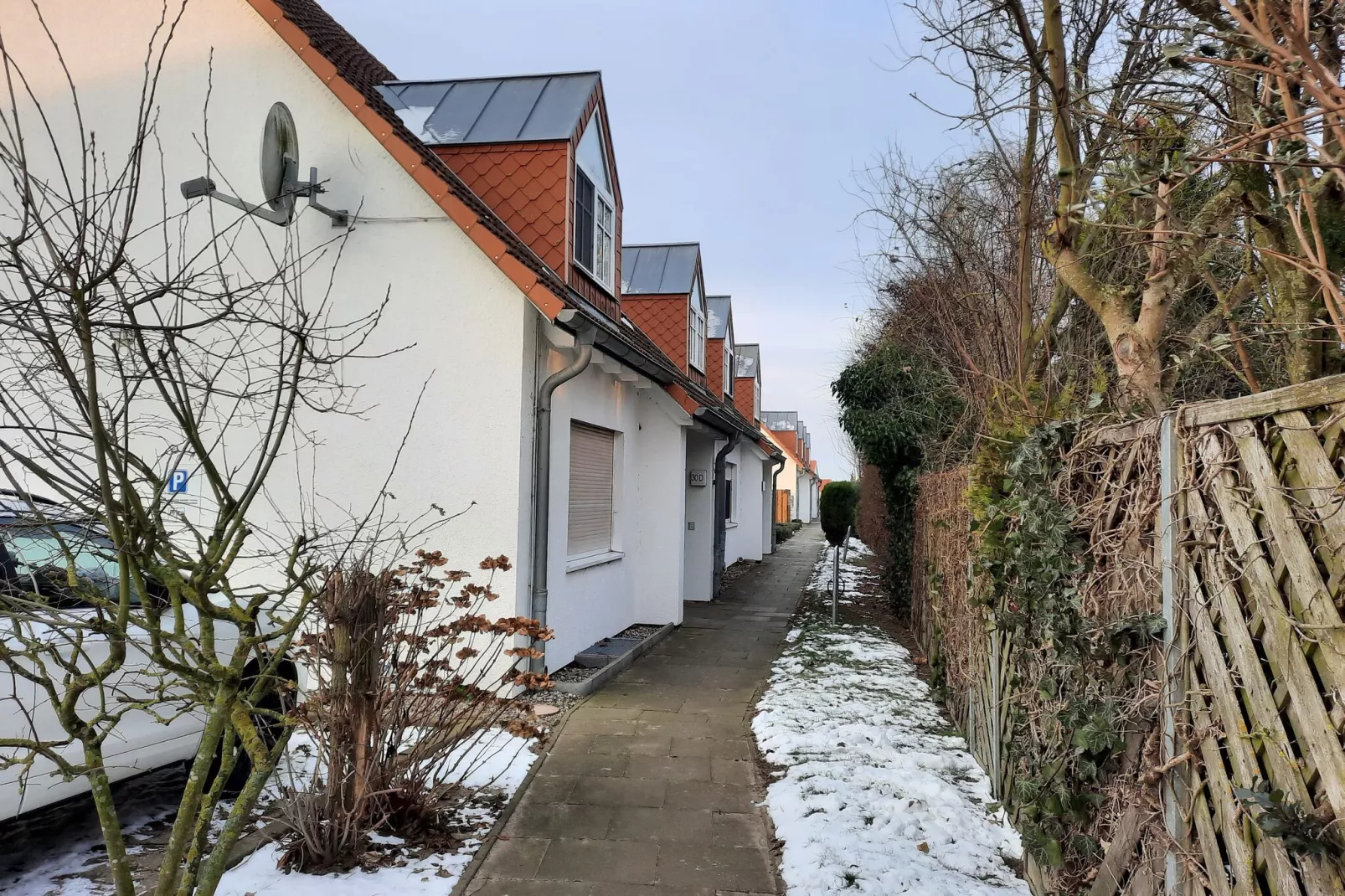 Ferienwohnung Sommerbrise-Exterior winter