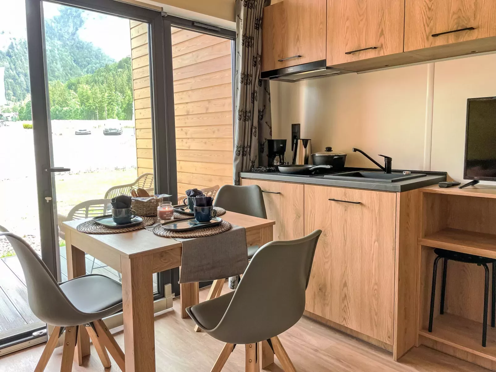 Tiny Haus Glockenalm-Chalet Wendelstein-Inside
