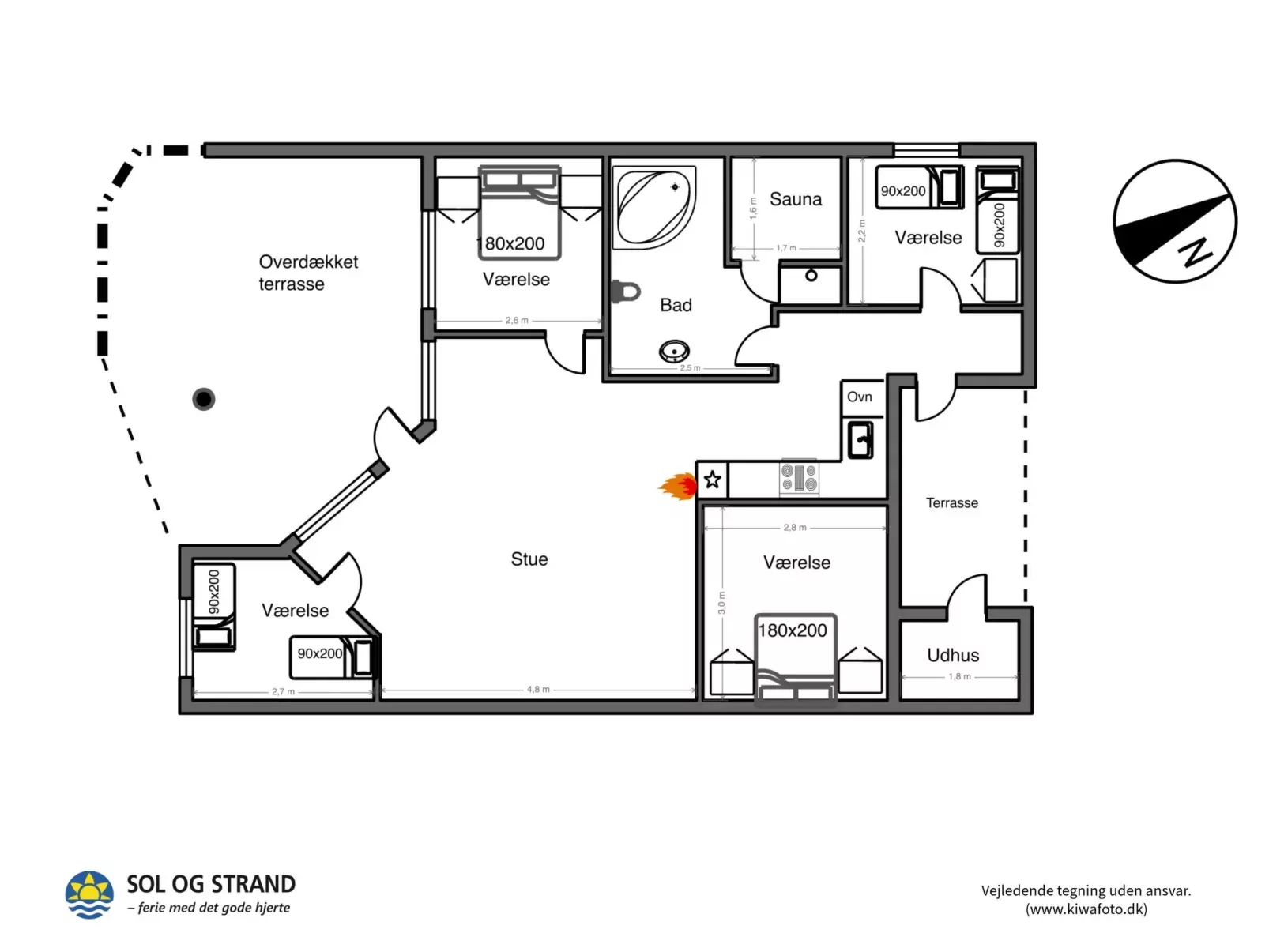 "Guja" - 250m from the sea-Inside