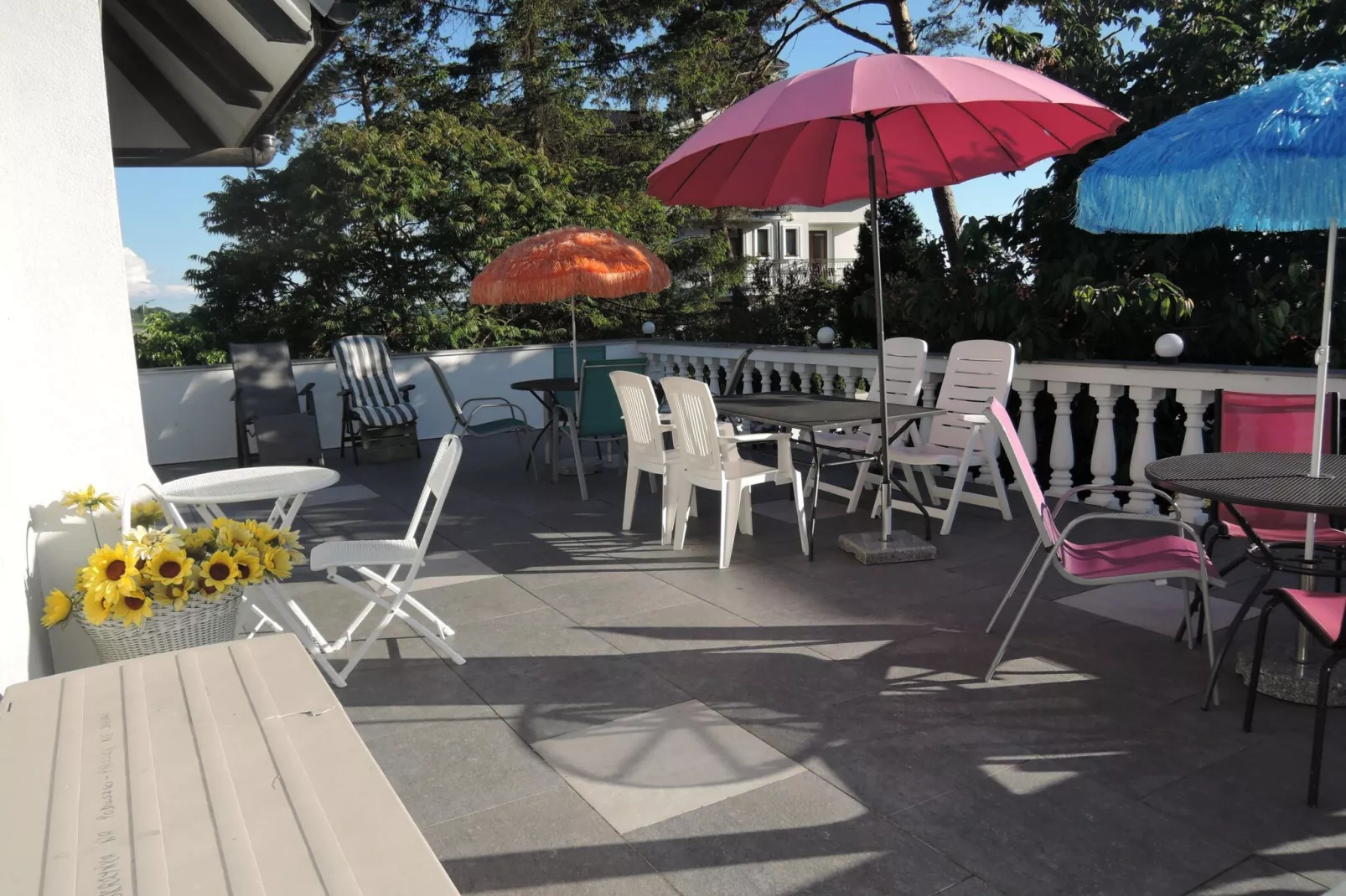 Trójka niebieska I piętro-Terrace balcony