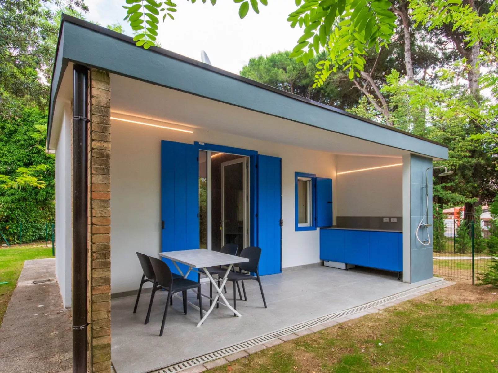 Tiny House-Draußen