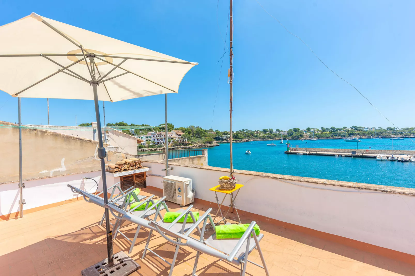 Cas Padrins (portopetro)-Terrace balcony