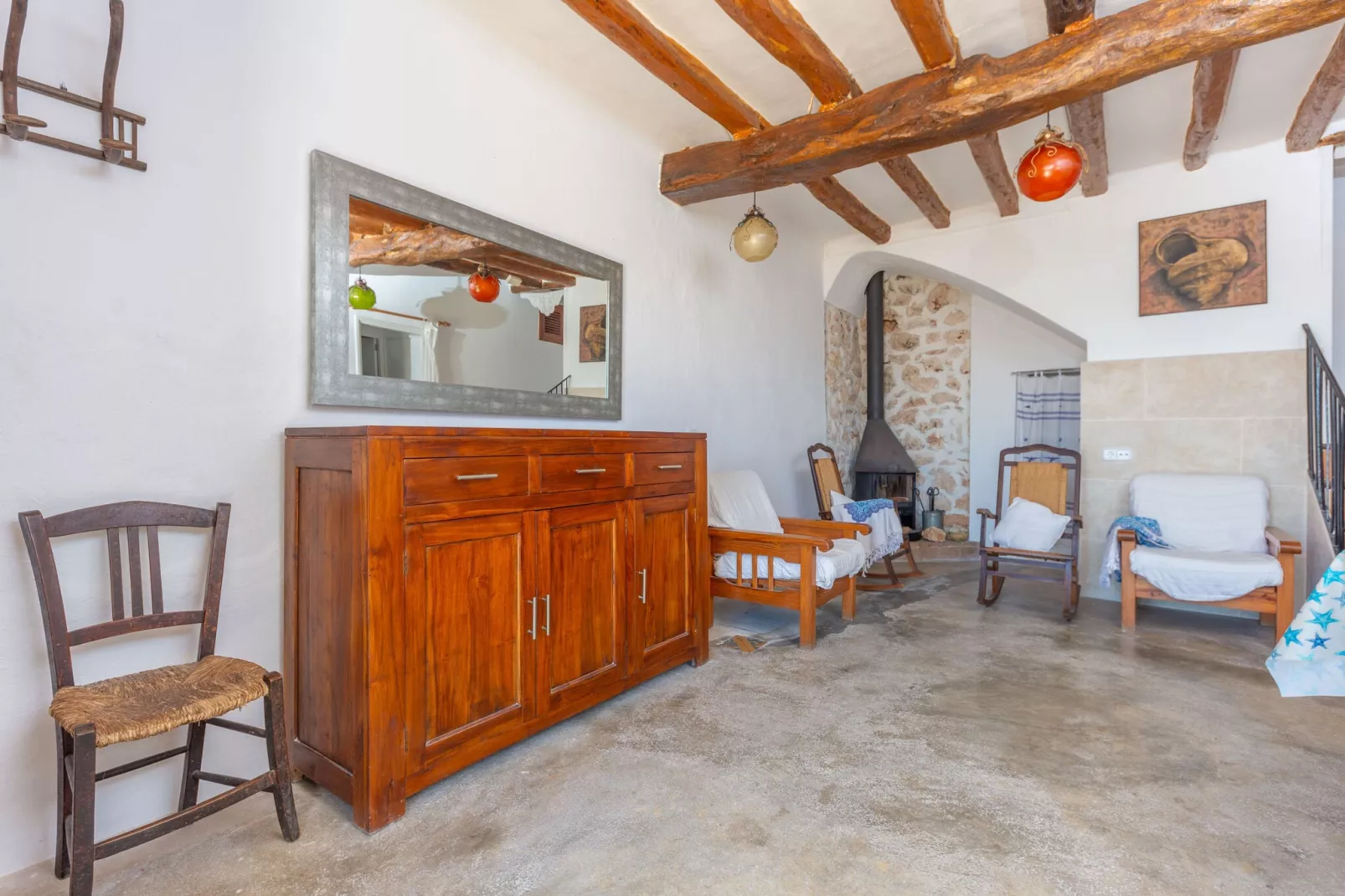 Cas Padrins (portopetro)-Living room