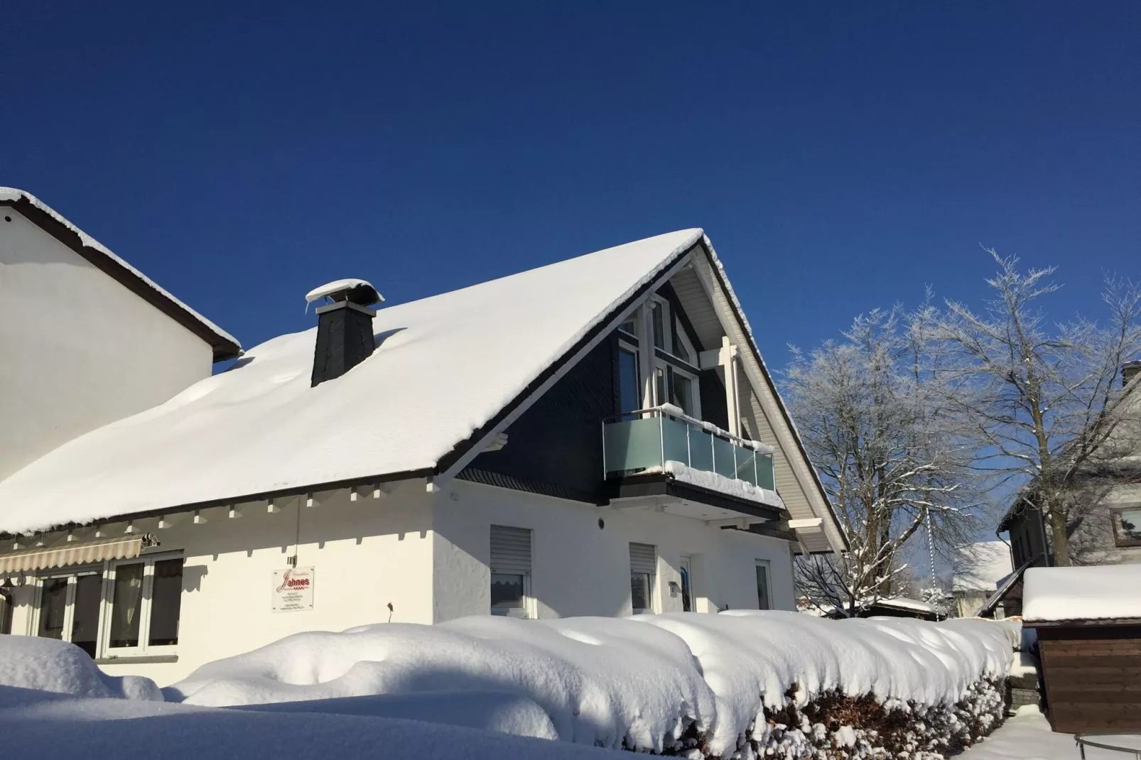 Ferienhaus Jahnes Winterberg-Extérieur hiver