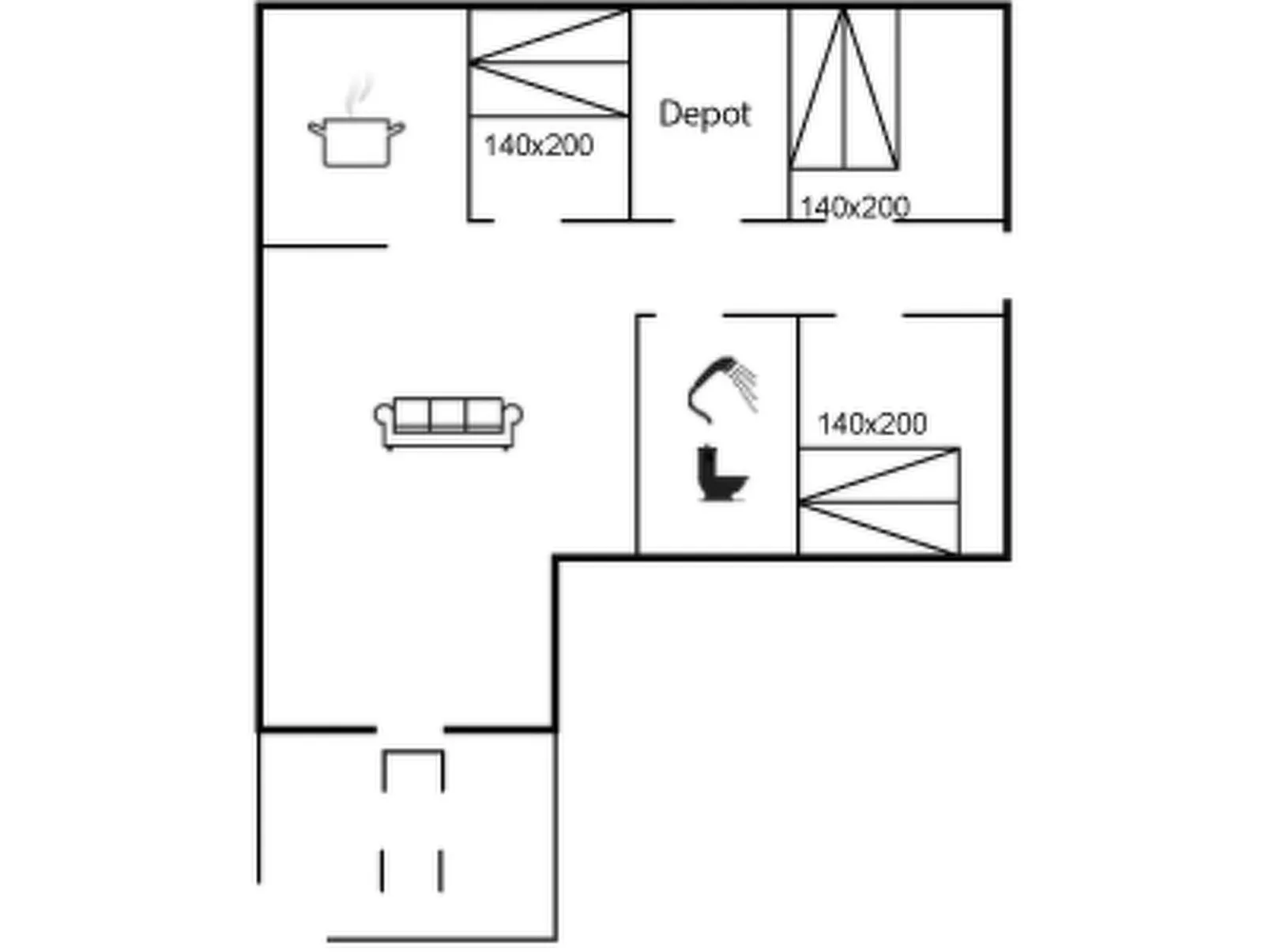 "Magga" - 3.2km from the sea-Inside