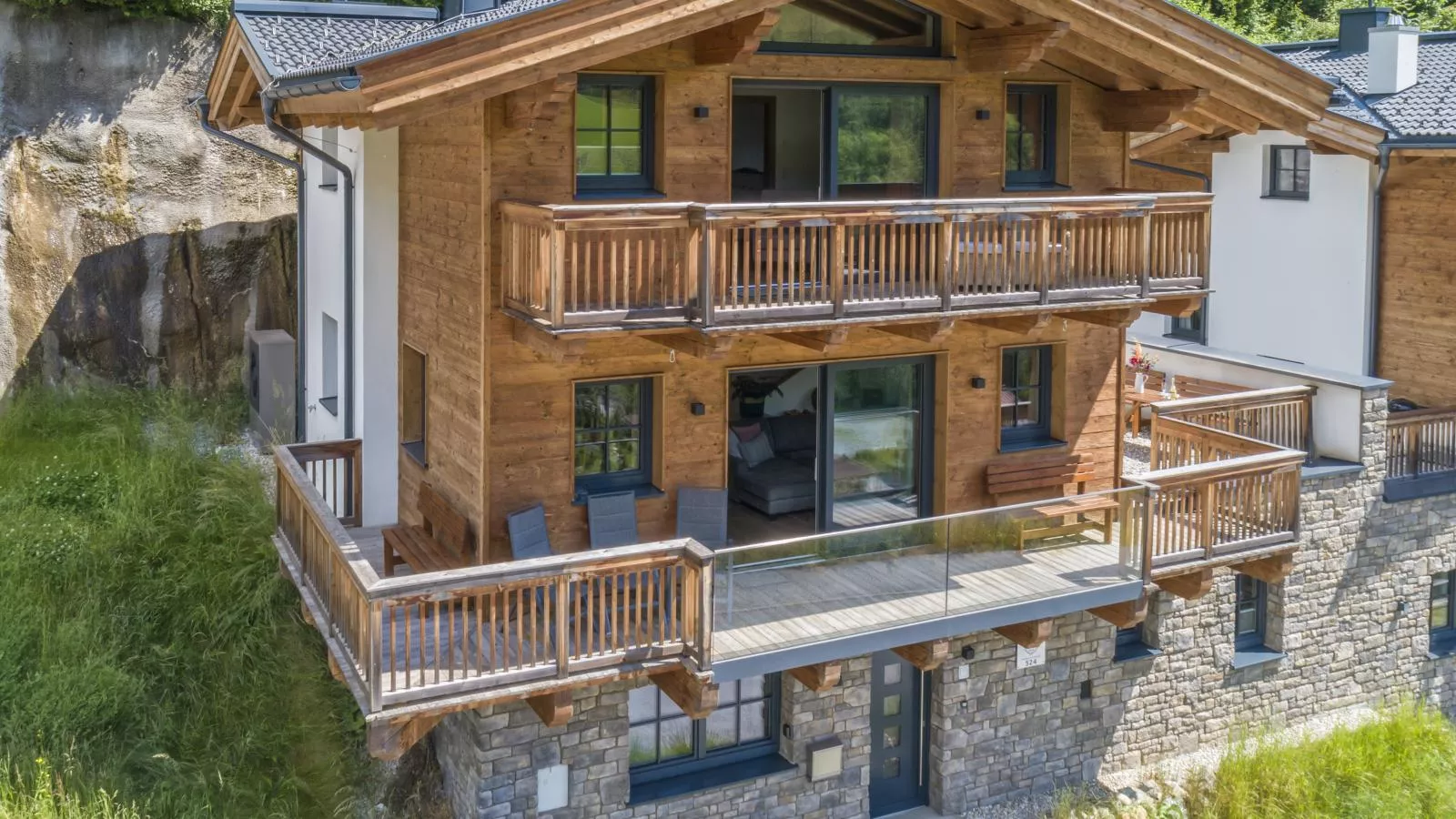 Alpen Villa Danica-Außenbereich Sommer
