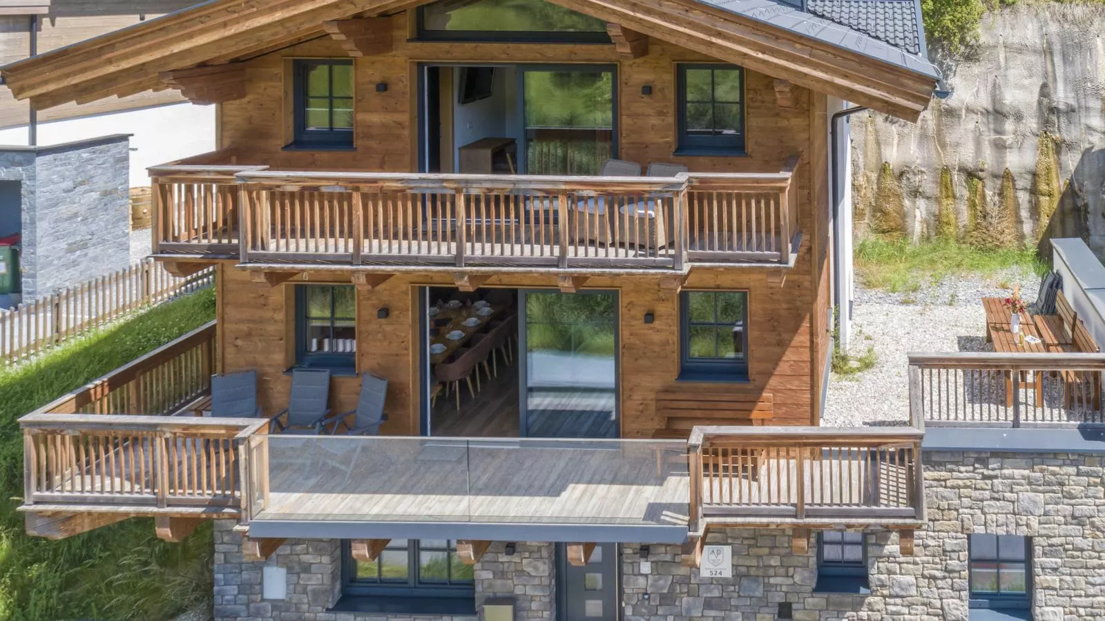 Alpen Villa Danica-Außenbereich Sommer