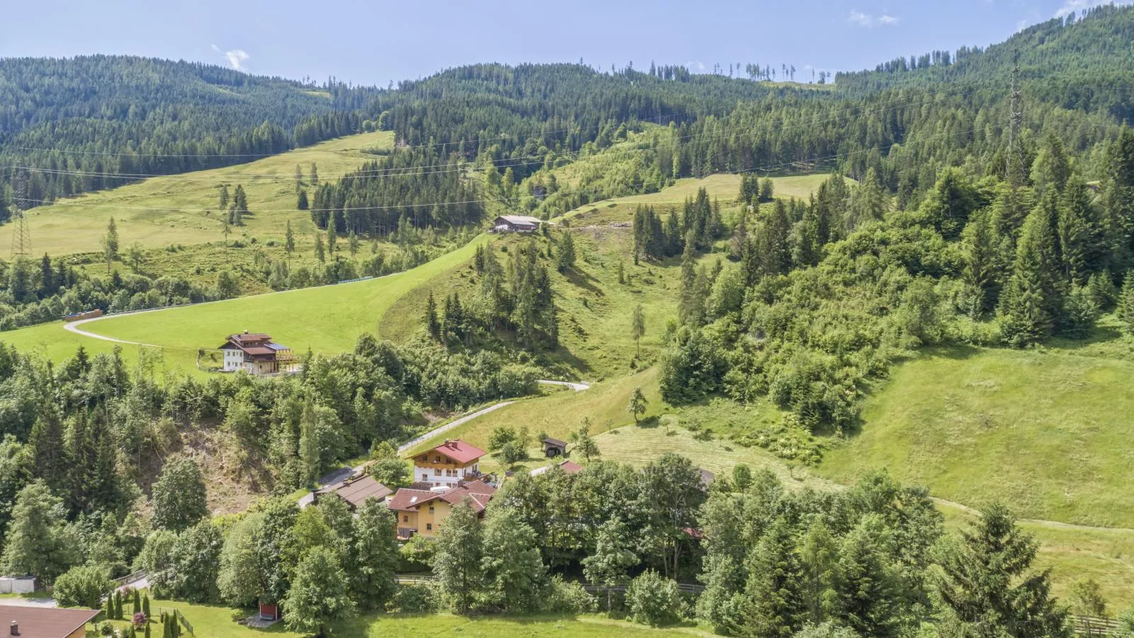 Alpen Villa Danica-Gebiete Sommer 1 km