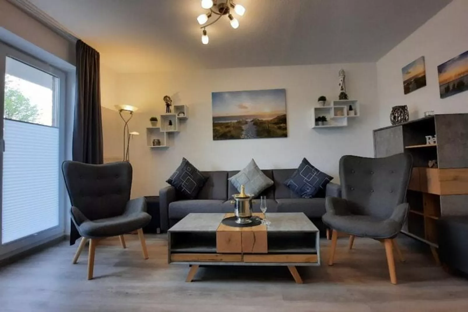 3-Raum-Appartement ca 50qm Typ E-Living room