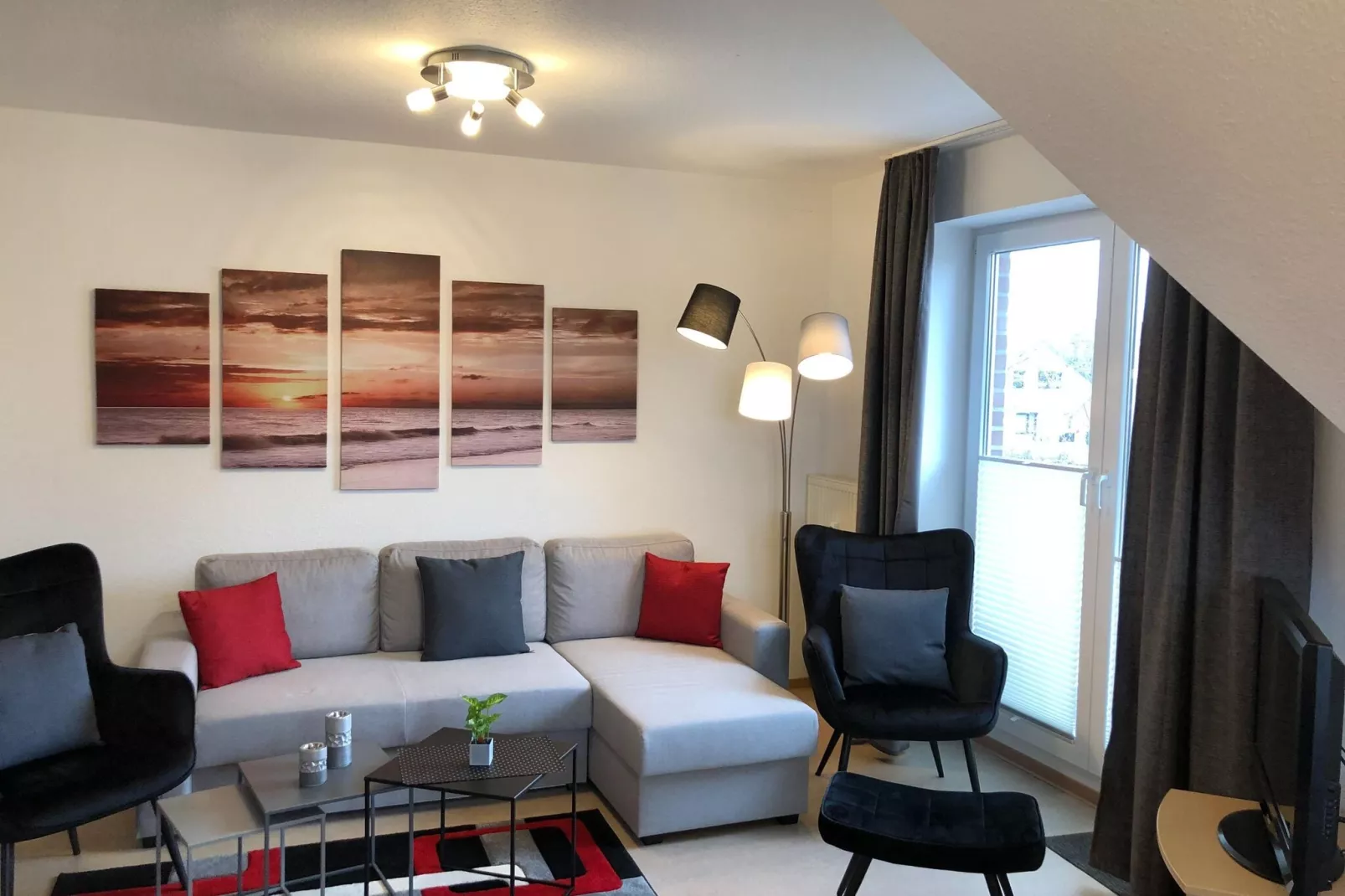 3-Raum-Appartement ca 50qm Typ E-Living room