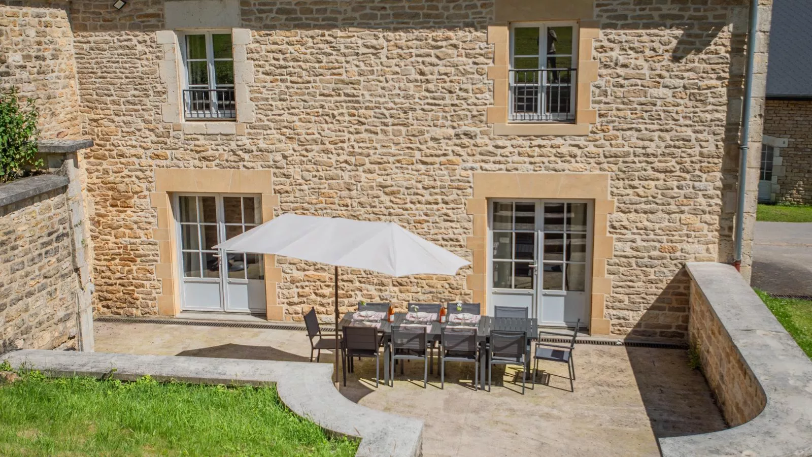 Gite du Moulin-Terrasse/Balkon