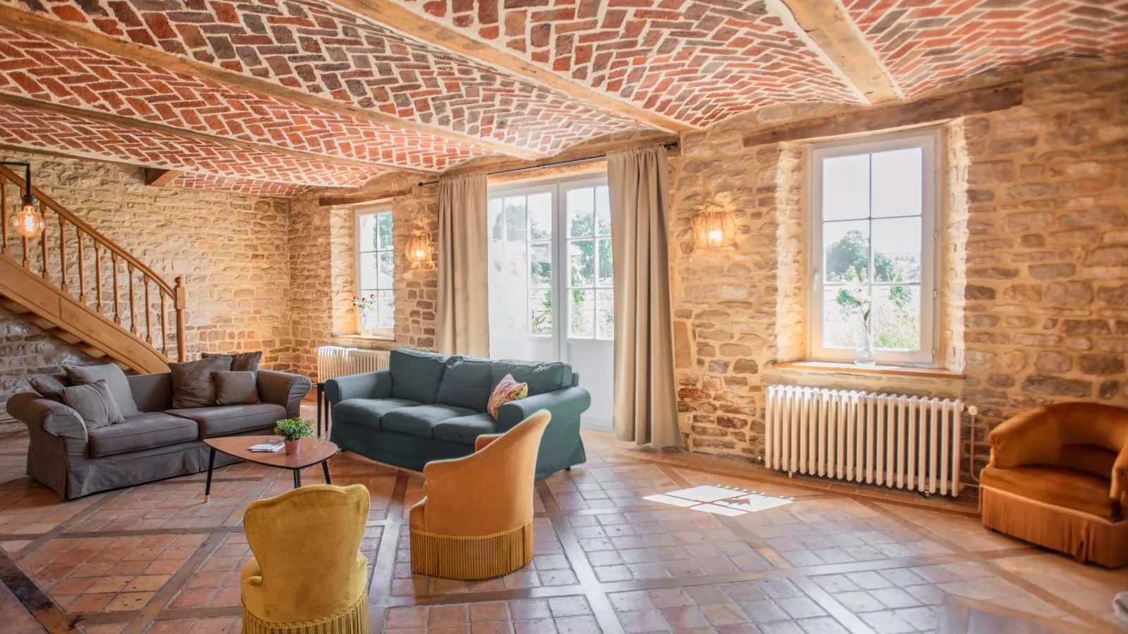 Gite du Moulin-Wohnzimmer