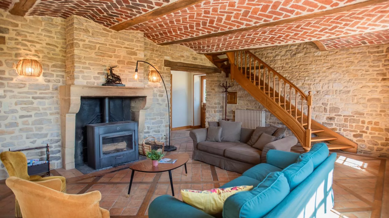 Gite du Moulin-Wohnzimmer