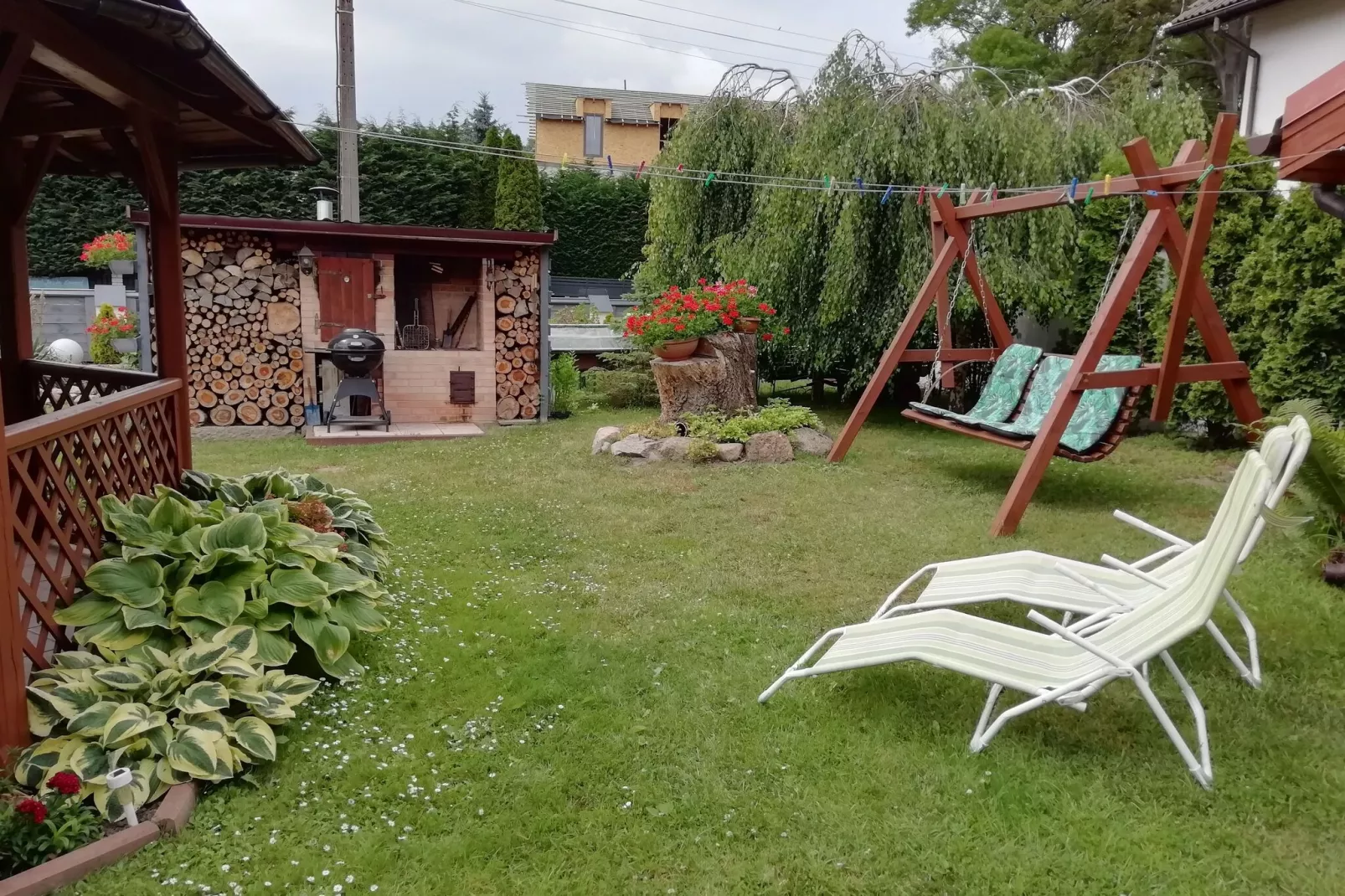 Under the willow tree Kolczewo-Gardens summer