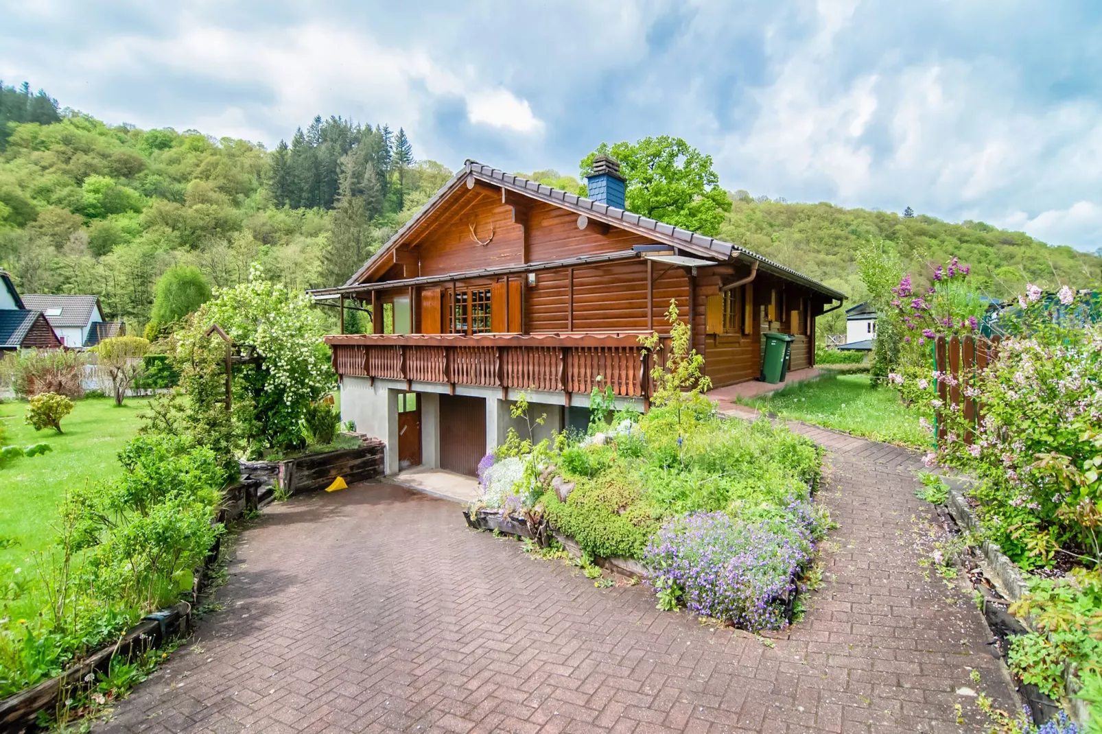 Chalet peupliers-Extérieur été