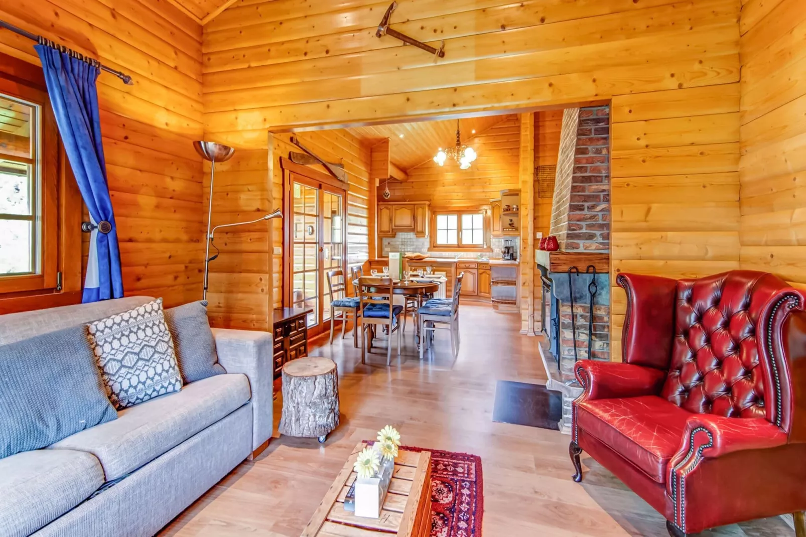 Chalet peupliers-Salon