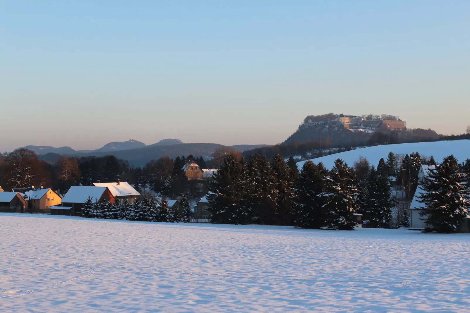 Lilienstein-Area winter 5km
