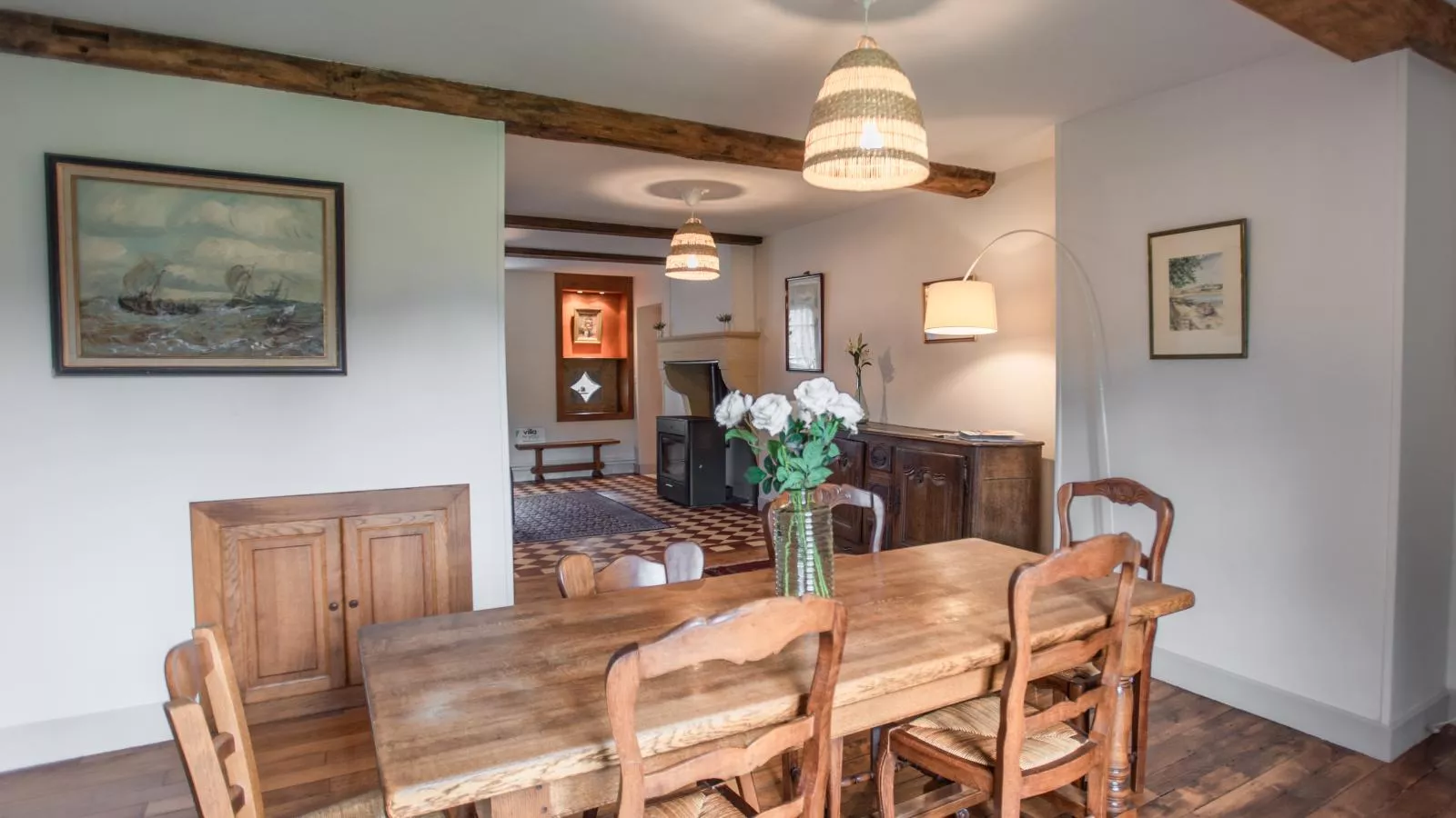 Gite du Bois-Dining room