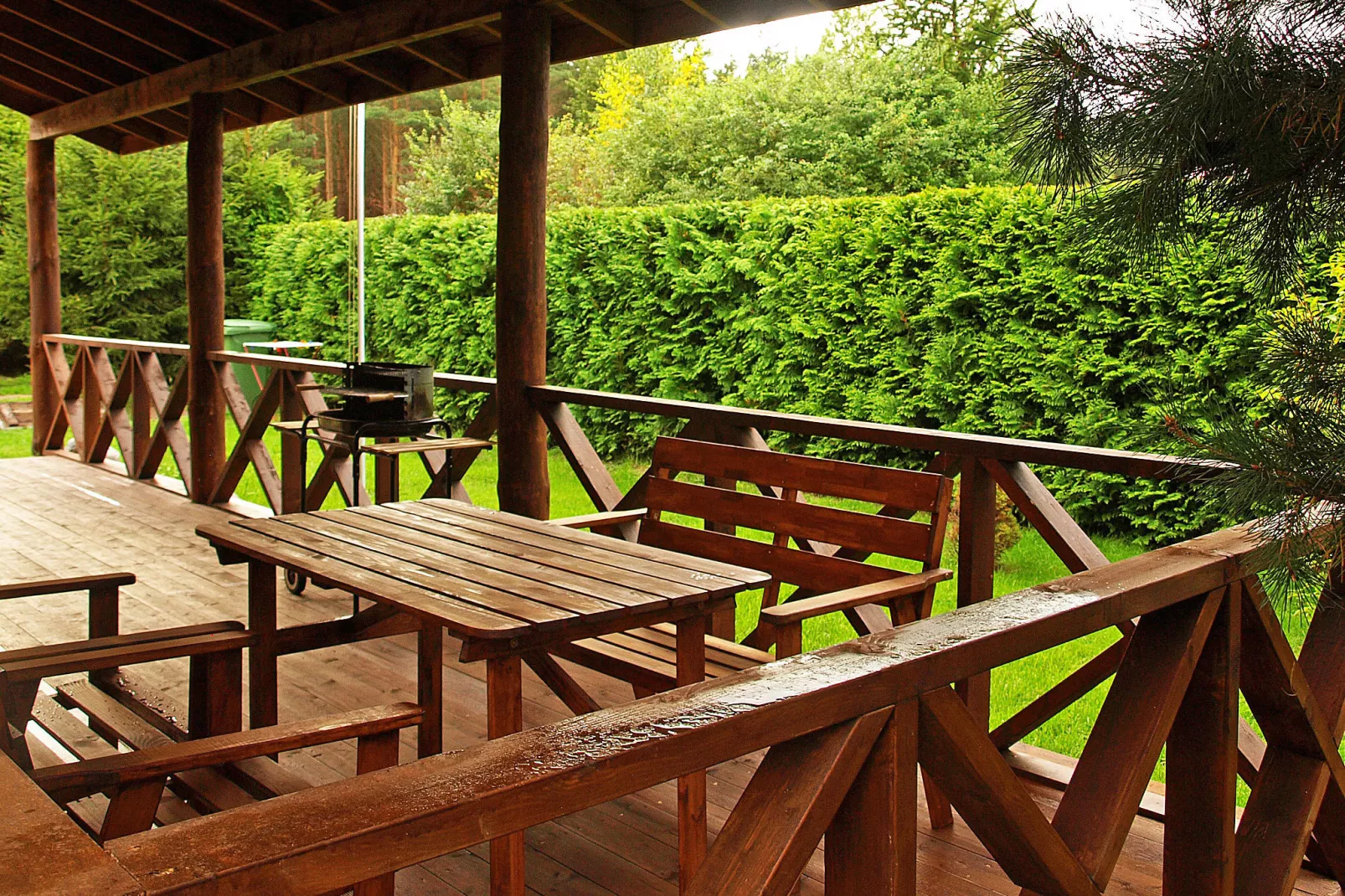 Holiday Home Kopalino-Terrace balcony