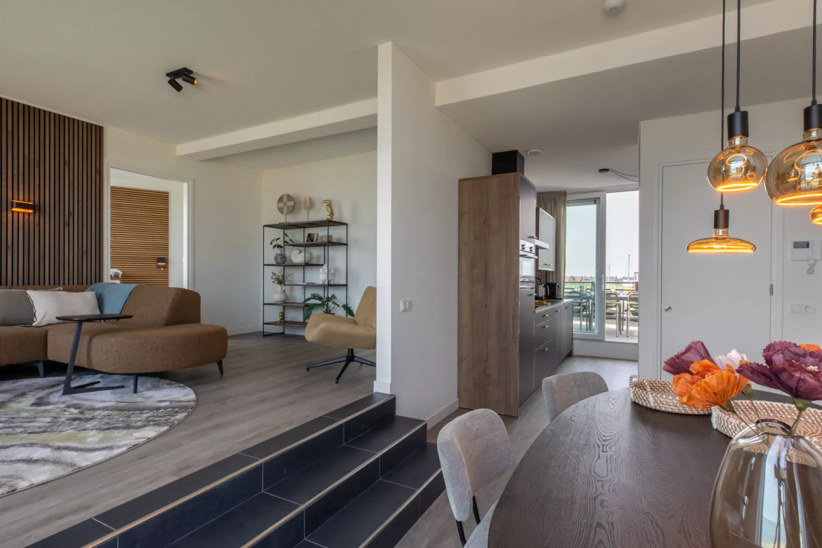 Luxe appartement Vista Maris - Havenweg 8-36 'Oester Oase'-Wohnzimmer