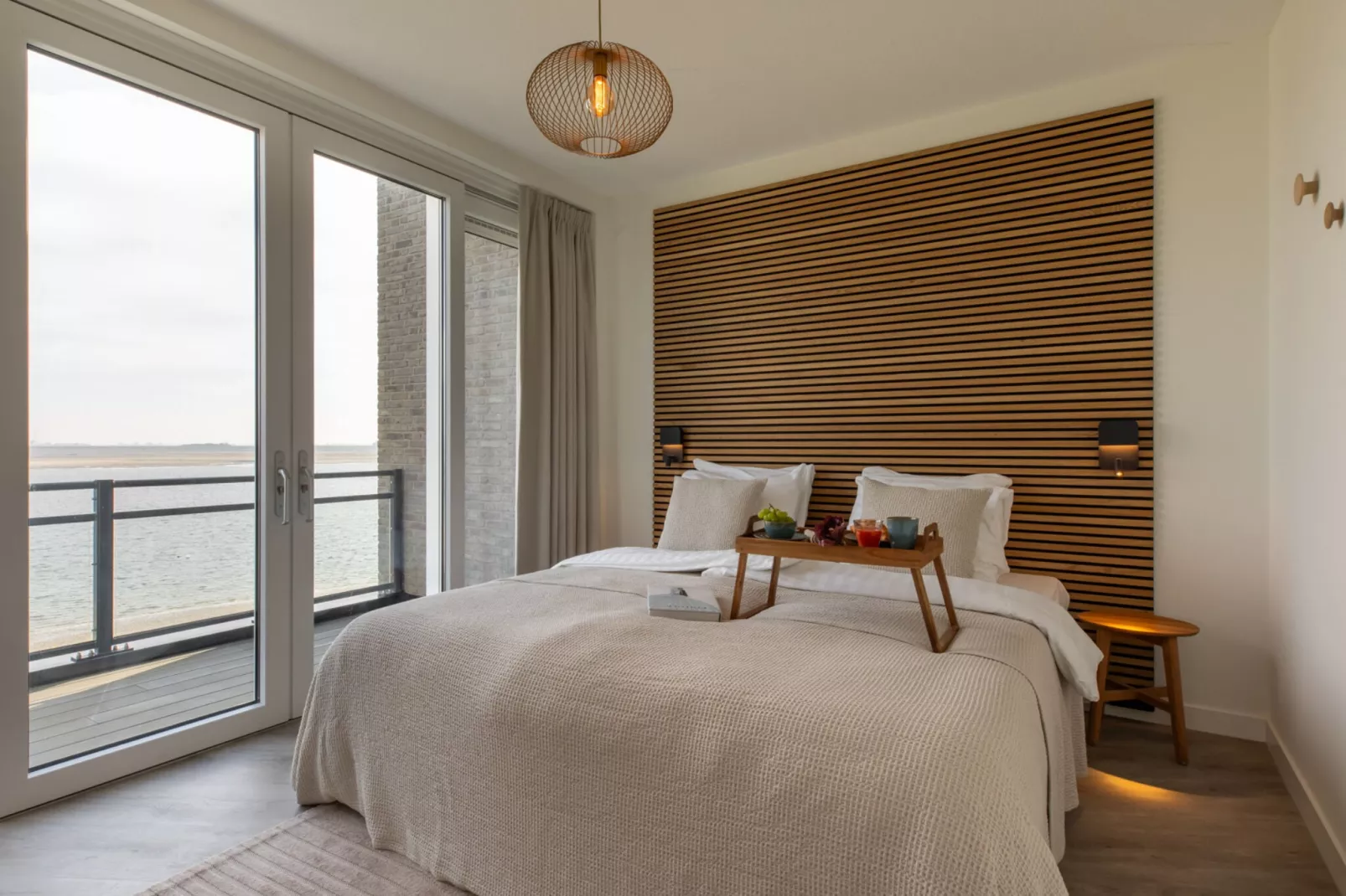 Luxe appartement Vista Maris - Havenweg 8-36 'Oester Oase'-Schlafzimmer