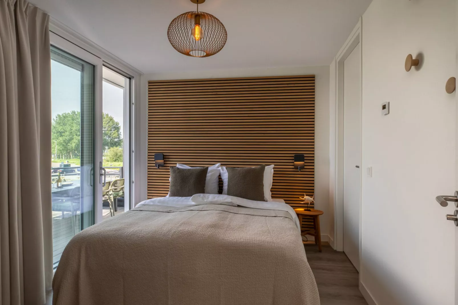 Luxe appartement Vista Maris - Havenweg 8-36 'Oester Oase'-Schlafzimmer
