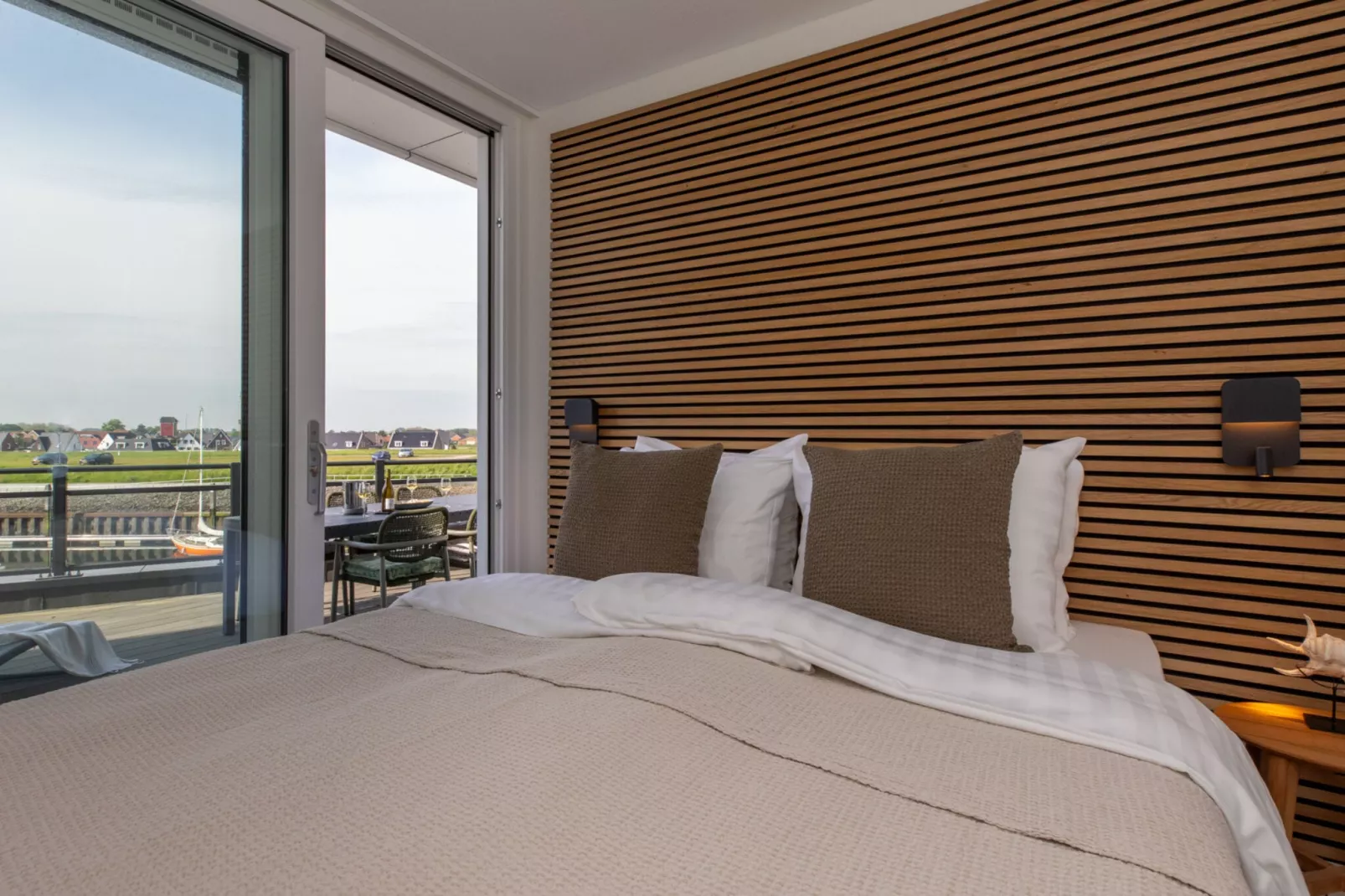 Luxe appartement Vista Maris - Havenweg 8-36 'Oester Oase'-Schlafzimmer