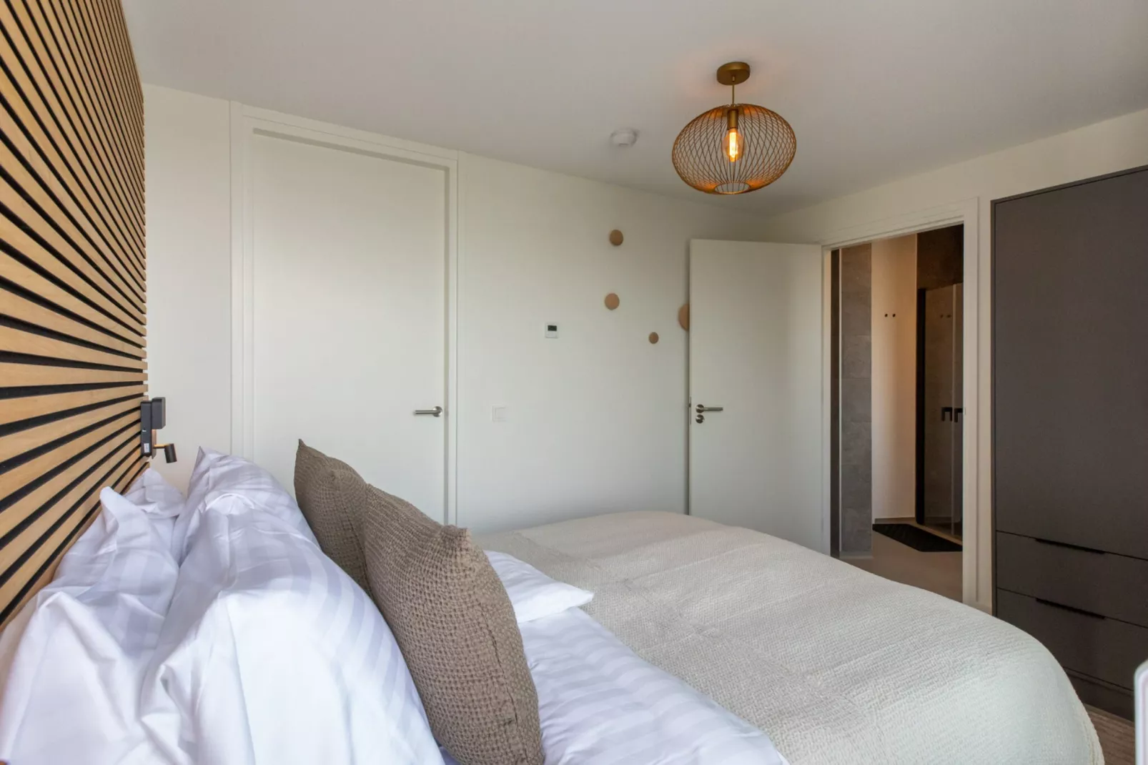 Luxe appartement Vista Maris - Havenweg 8-36 'Oester Oase'-Schlafzimmer