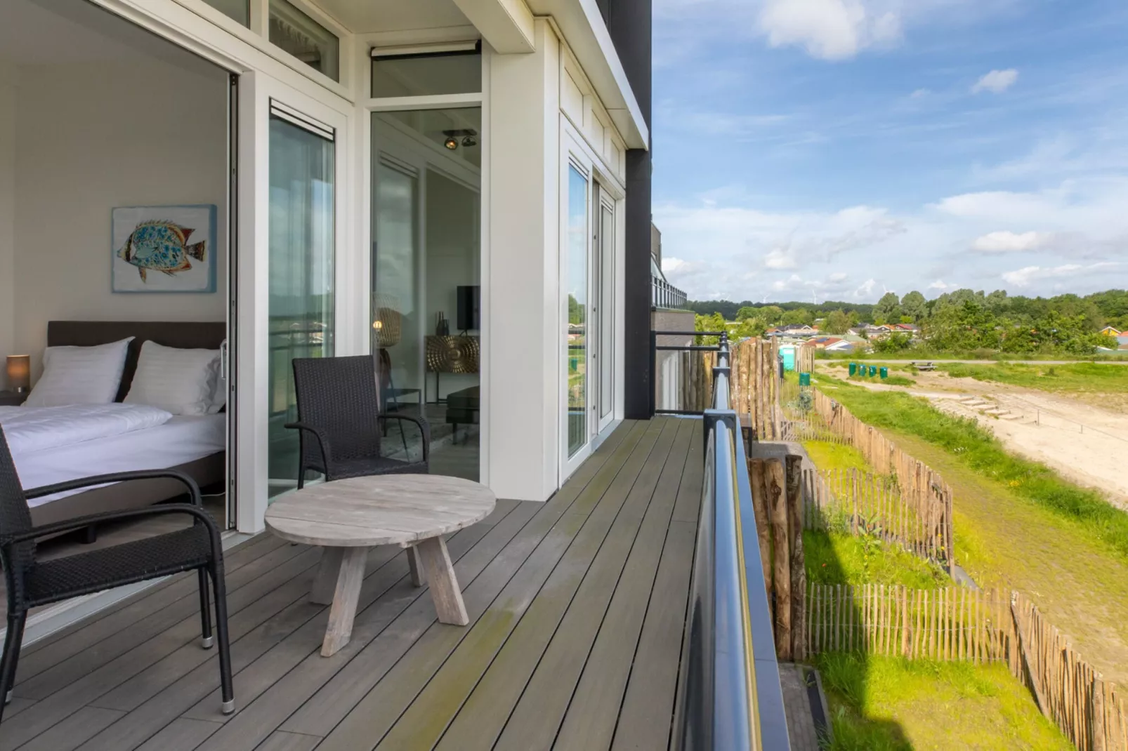 Luxe appartement Vista Maris - Havenweg 8-38  Sint-Annaland-Gardens summer