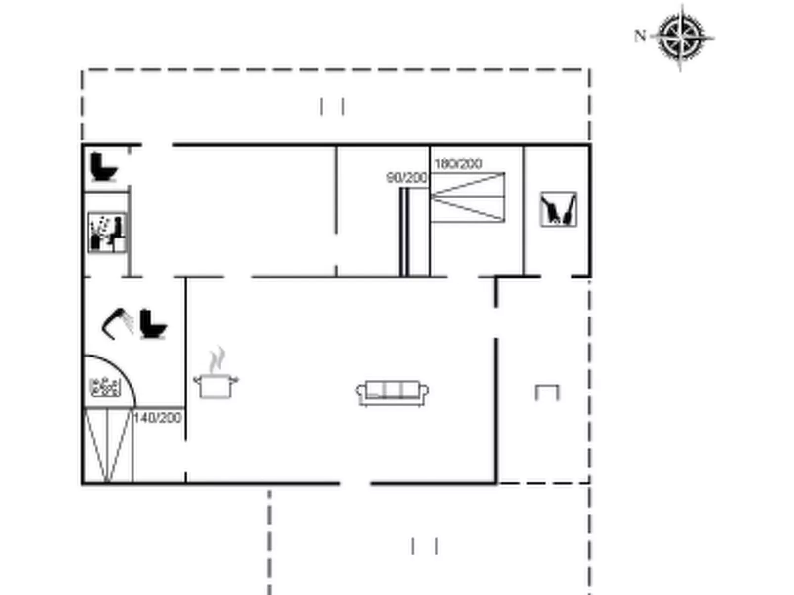 "Mildrid" - 200m from the sea-Inside