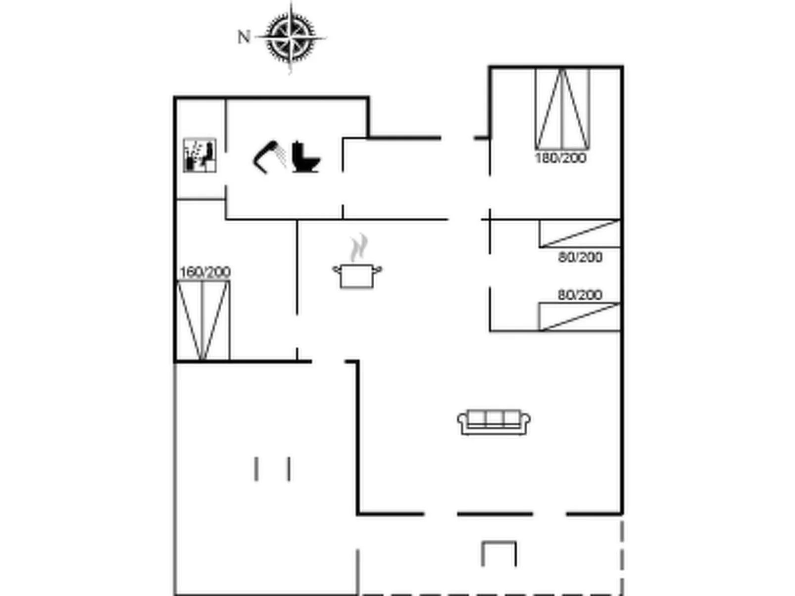 "Armgard" - 300m from the sea-Inside