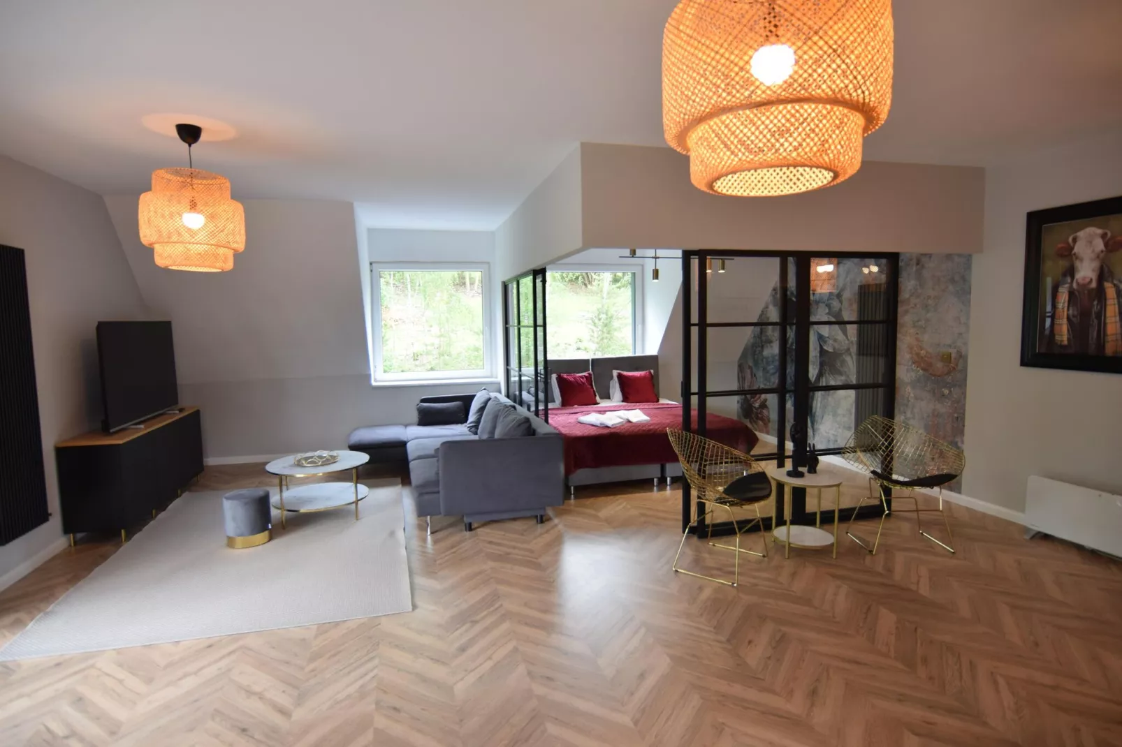 Holiday home 3rd floor-Living room