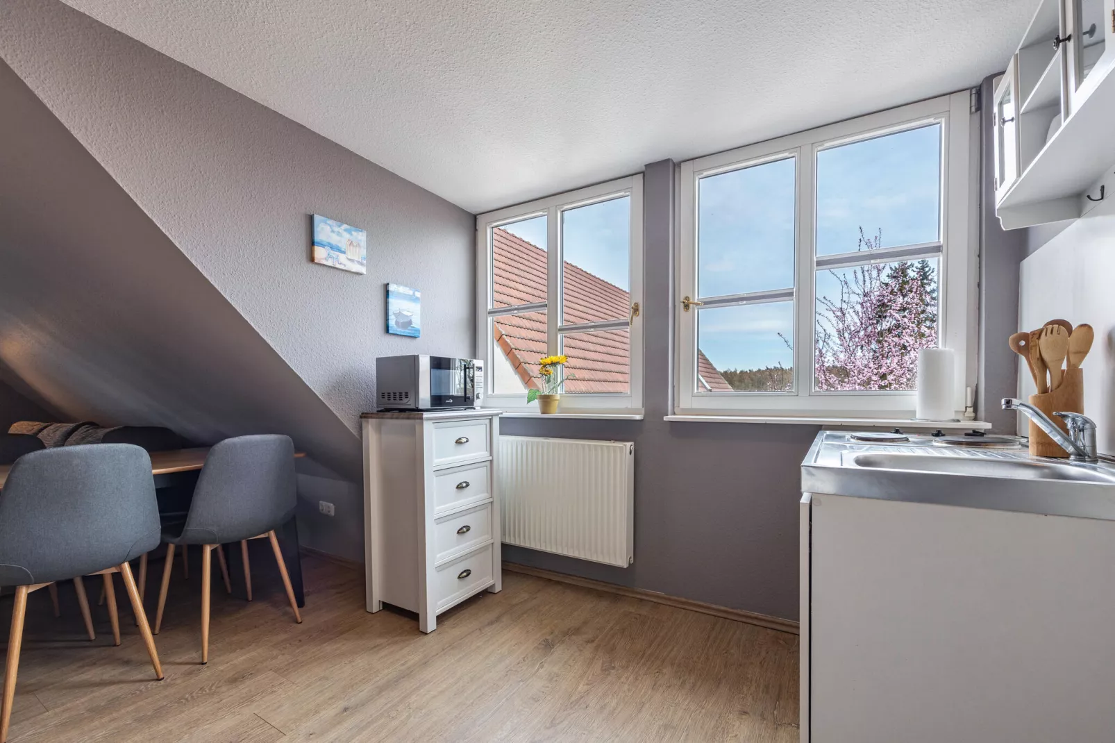 Studio 7 - Kranichhorst 2 Personen-Kitchen