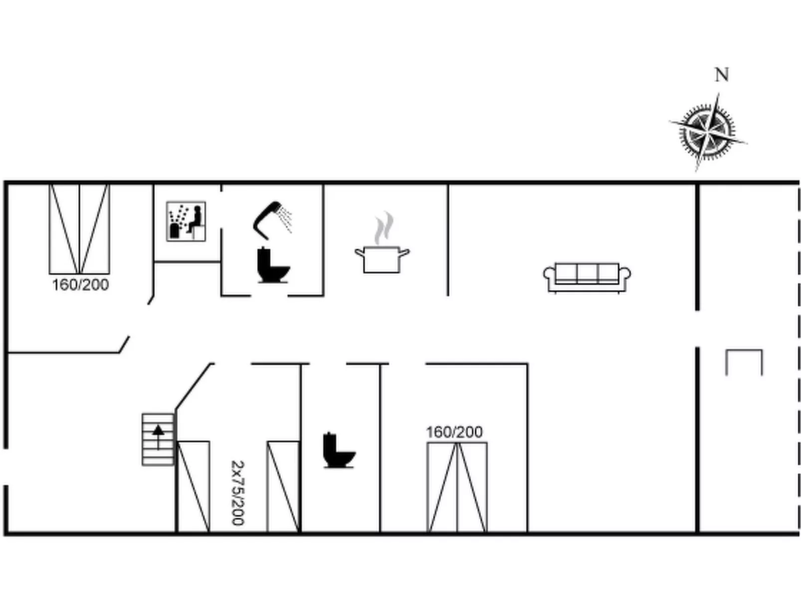 "Ethel" - 1.5km to the inlet-Inside
