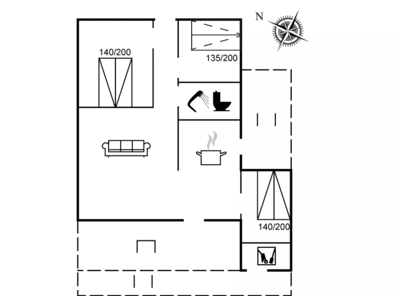 "Menard" - 400m from the sea-Inside